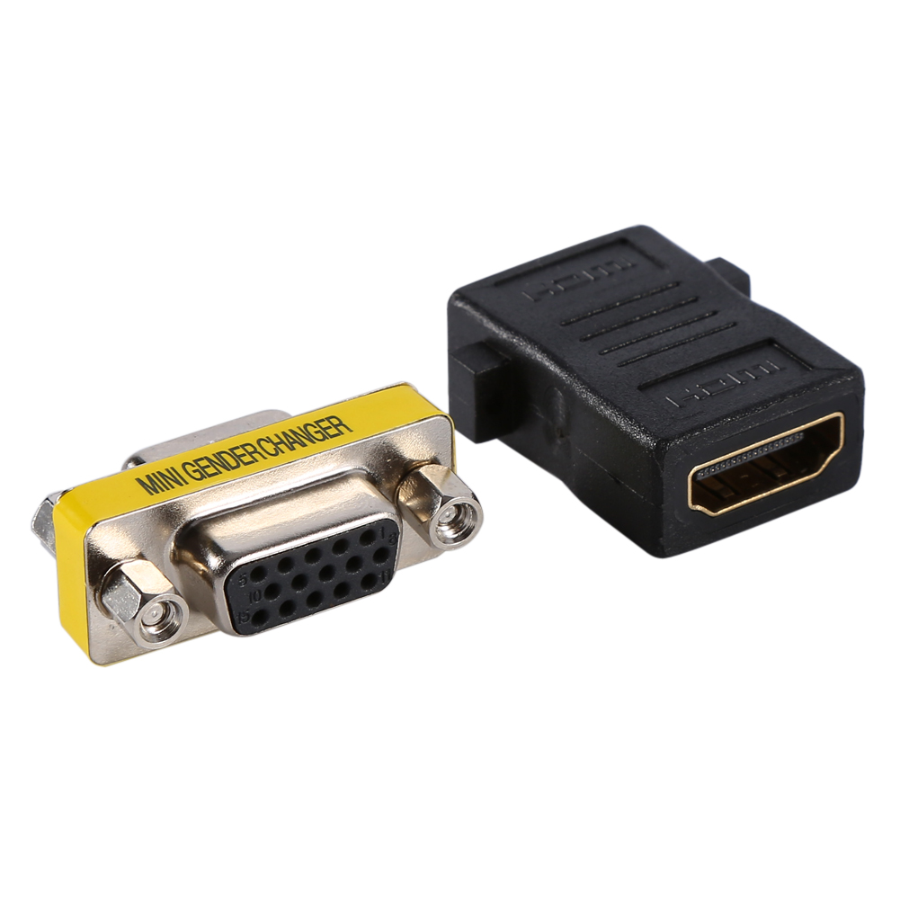 Weiße, Wandmontierte Anschlussplatte Für Av-videoeingang, 1 Hdmi-buchse Und 1 Vga-buchse