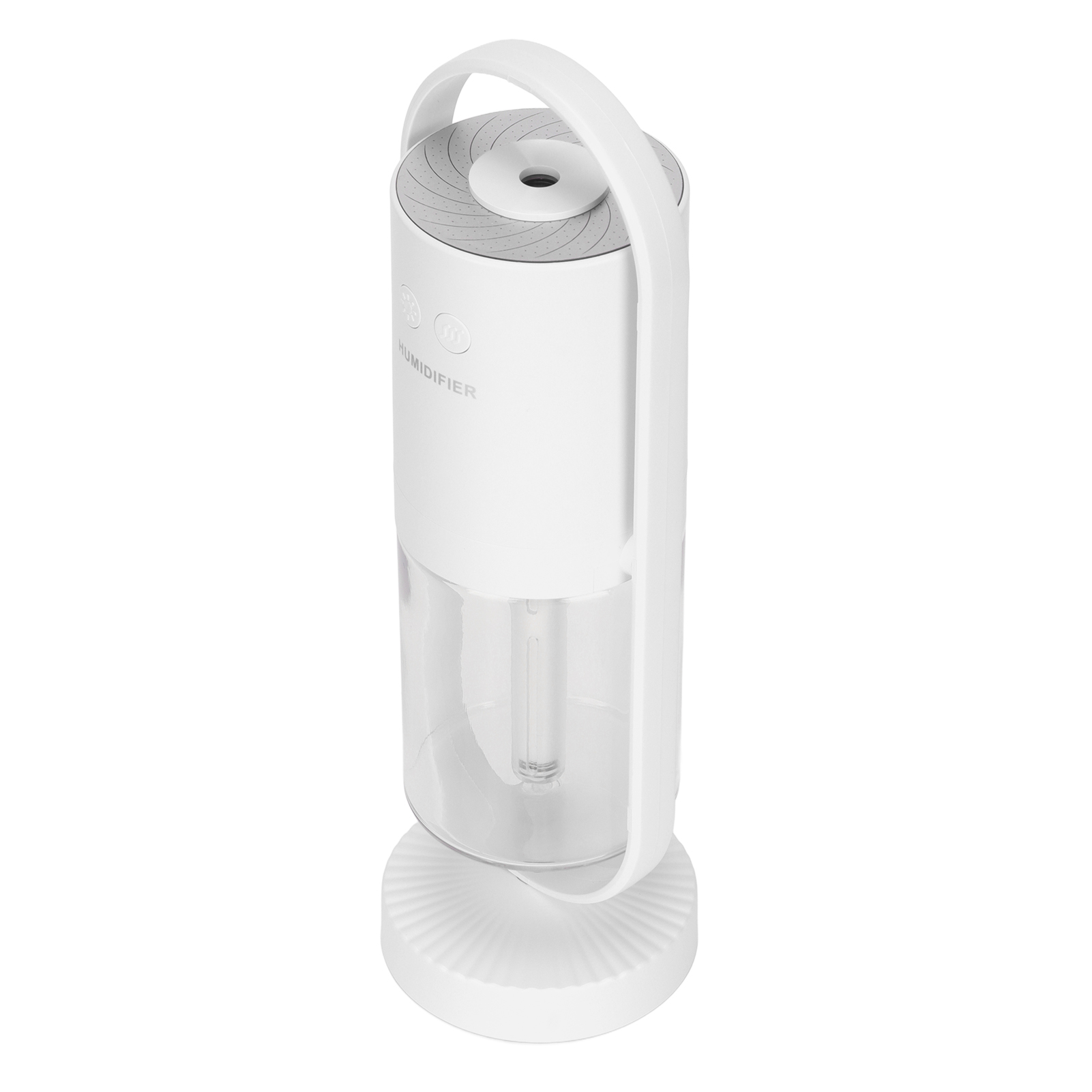 Mini-luftbefeuchter, Tragbar, 360° Drehbar, Mit 2 Vernebelungsmodi - Ideal Für Auto, Zuhause, Büro Und Reisen (weiß).