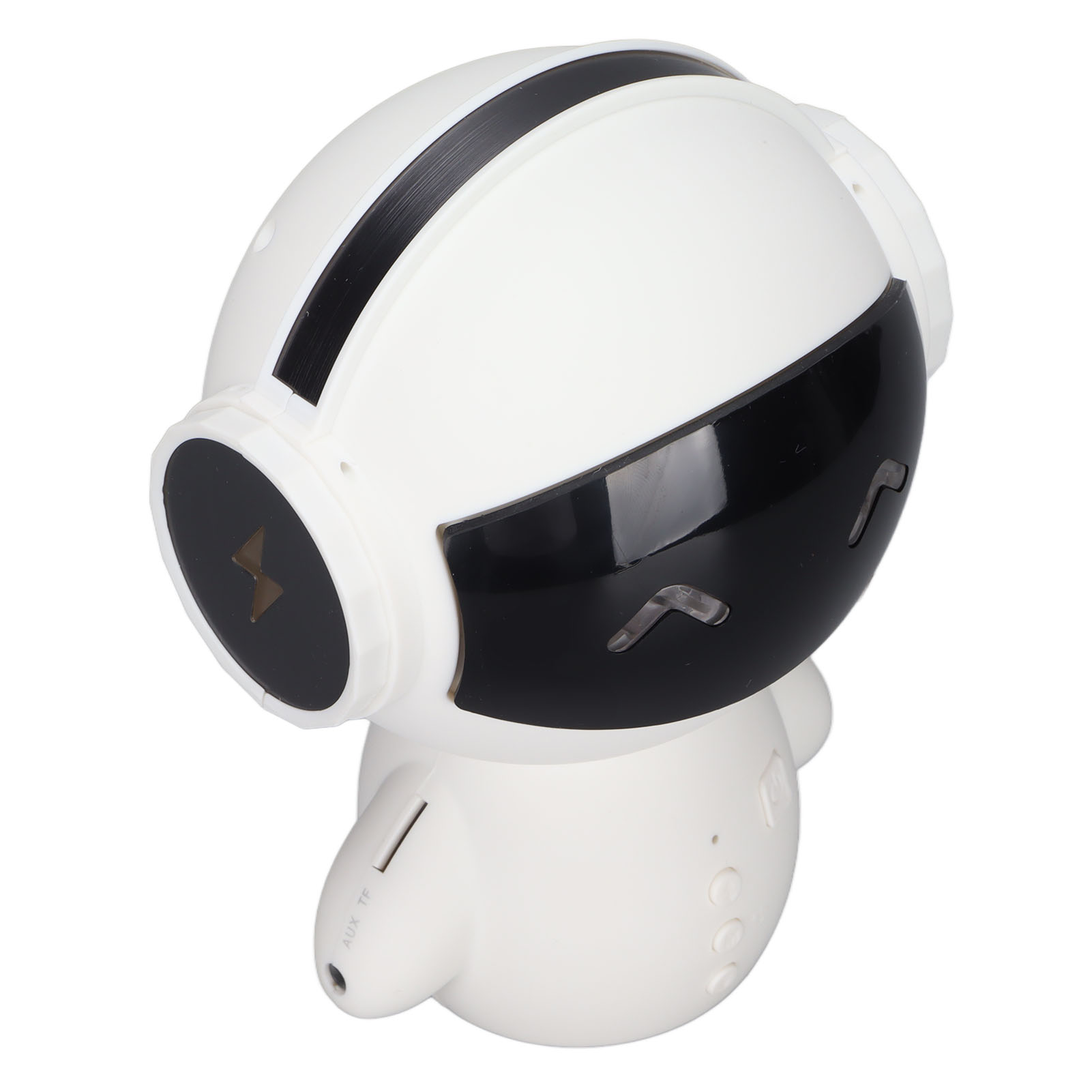 M10 Smart Robot Bluetooth-lautsprecher, Mini-tragbarer Roboterlautsprecher, Kompatibel Mit Speicherkartenwiedergabe, Aux-eingang Und Mp3-wiedergabe (weiß)