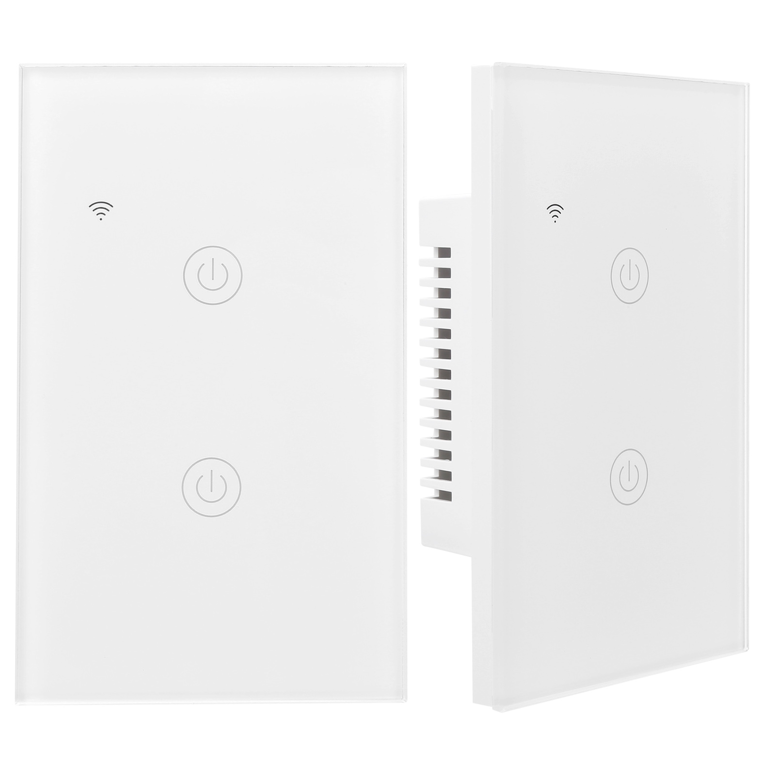 Gt-121-2 Zweikanal-wlan-smart-schalter Mit Fernbedienung Für Google Home (100-240v Ac).