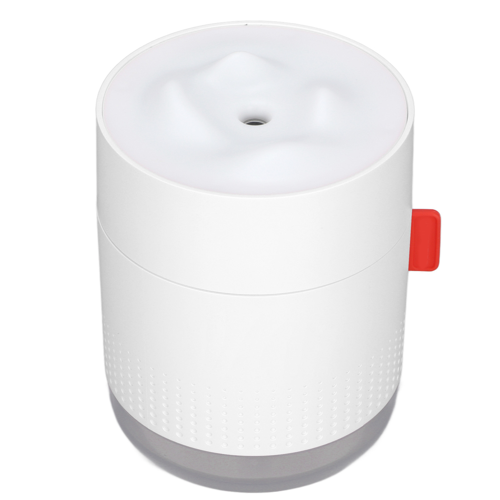 Gxzj623 Luftbefeuchter, 500 Ml, Design: Schneebedeckte Berge, Leiser Betrieb, Automatische Abschaltung, Nachtlicht, 2 Befeuchtungsmodi (weiß)