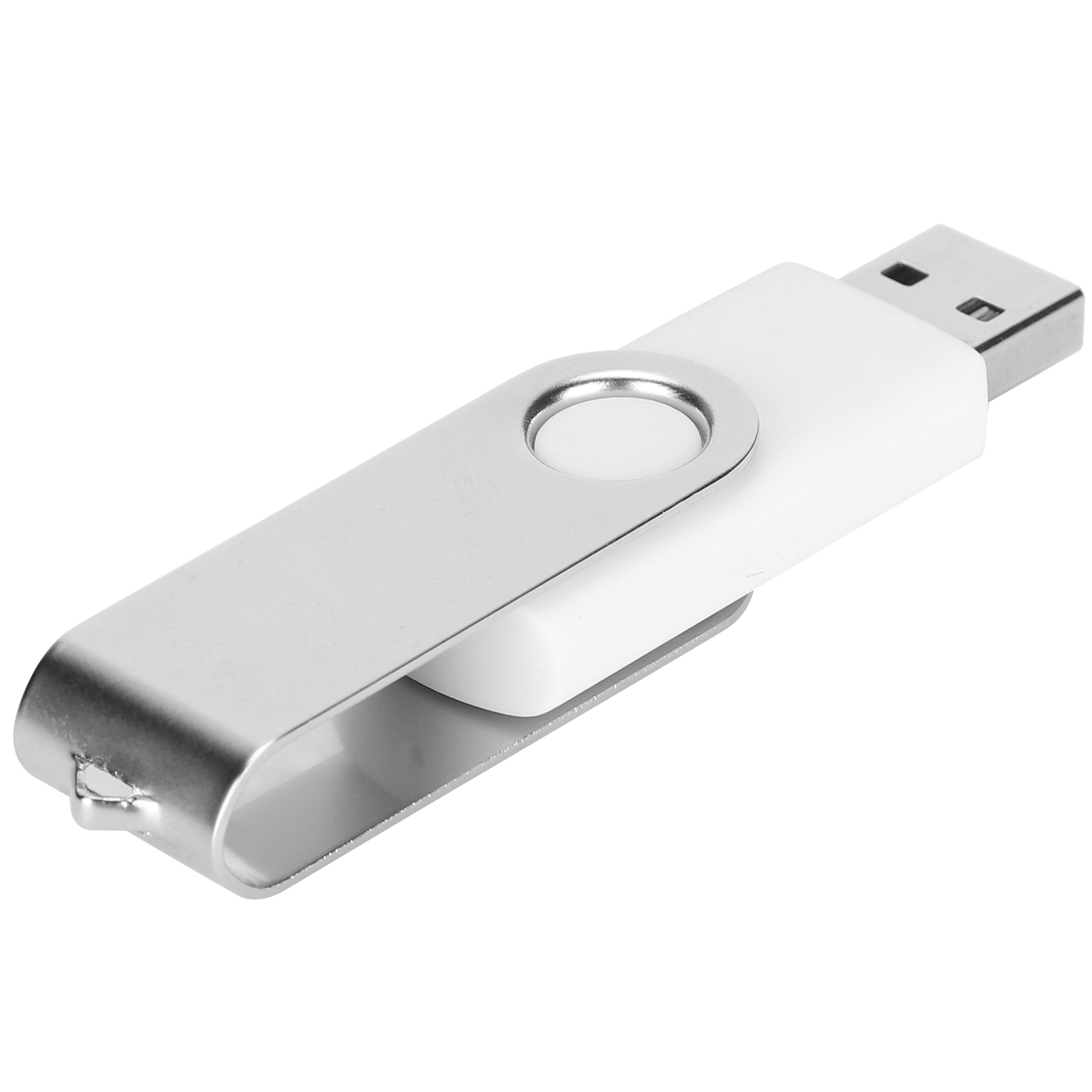 Gb Drehbarer, Bonbonweißer Usb-stick Für Pc Und Tablet