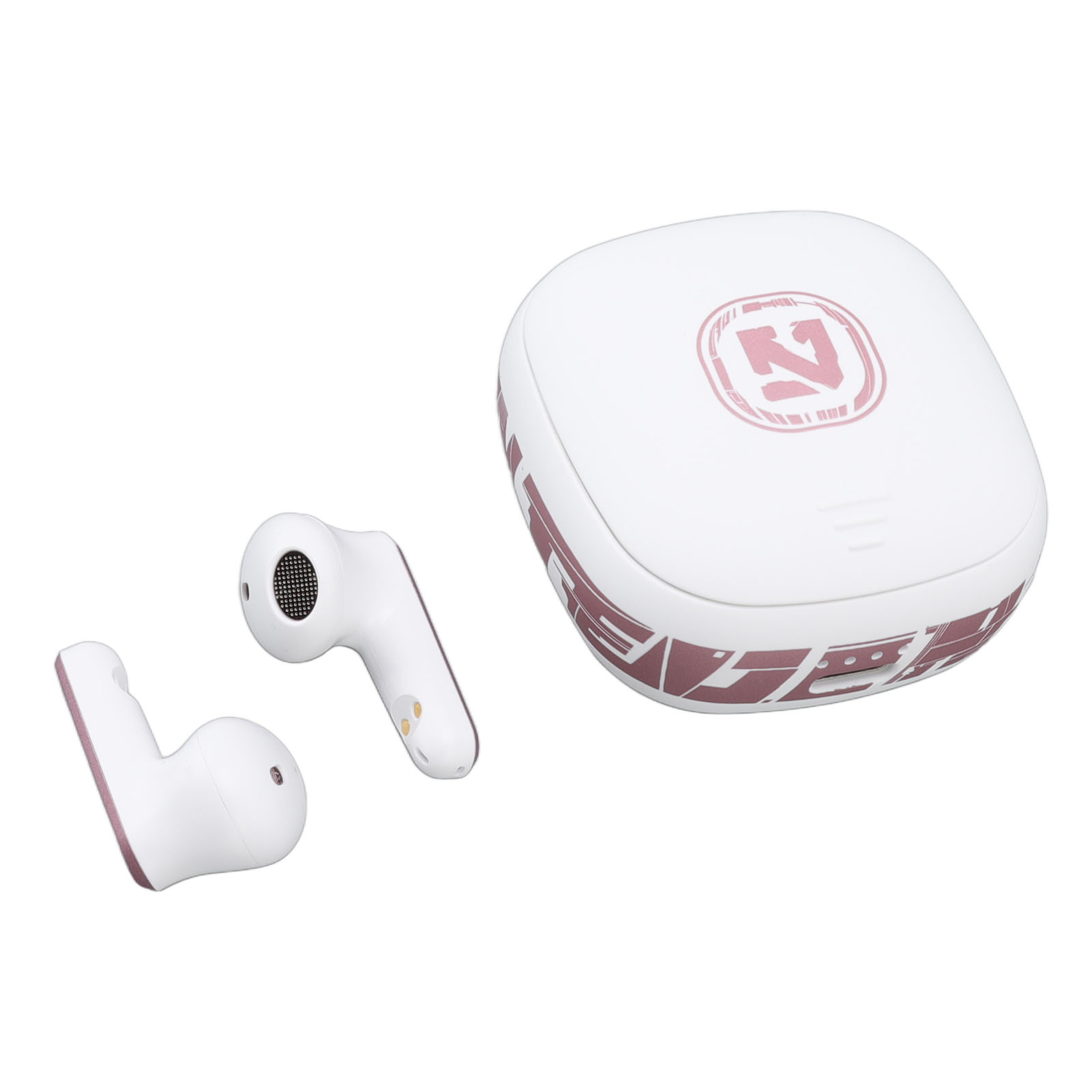 Bluetooth-gaming-kopfhörer, Dualer Geräuschunterdrückungsmodus, Komfortabel, 10 Meter Reichweite, Kabellos, Weiß.