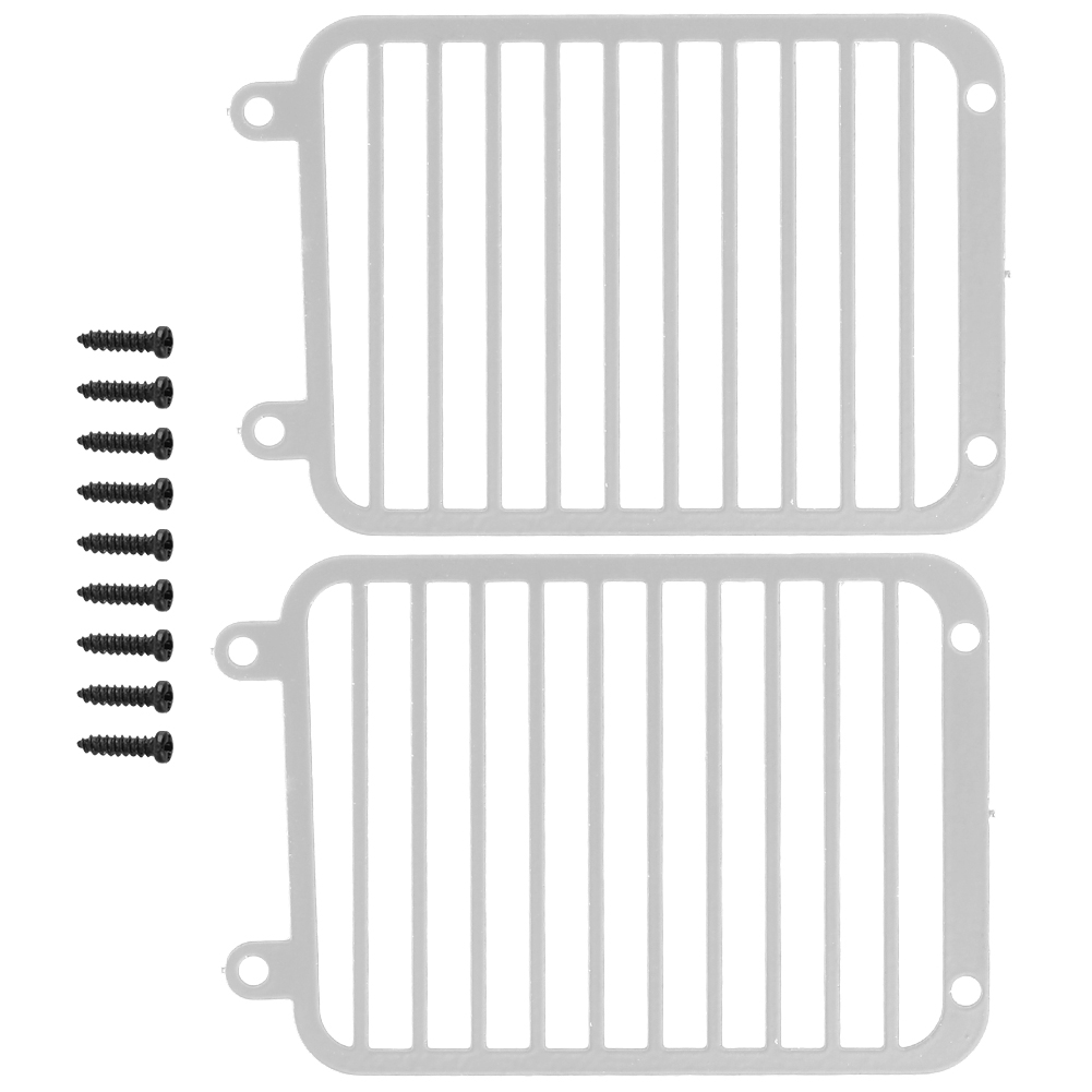 Silberner Metall-scheinwerfergrill Für Traxxas Trx6/trx4 1/10 Offroad-auto