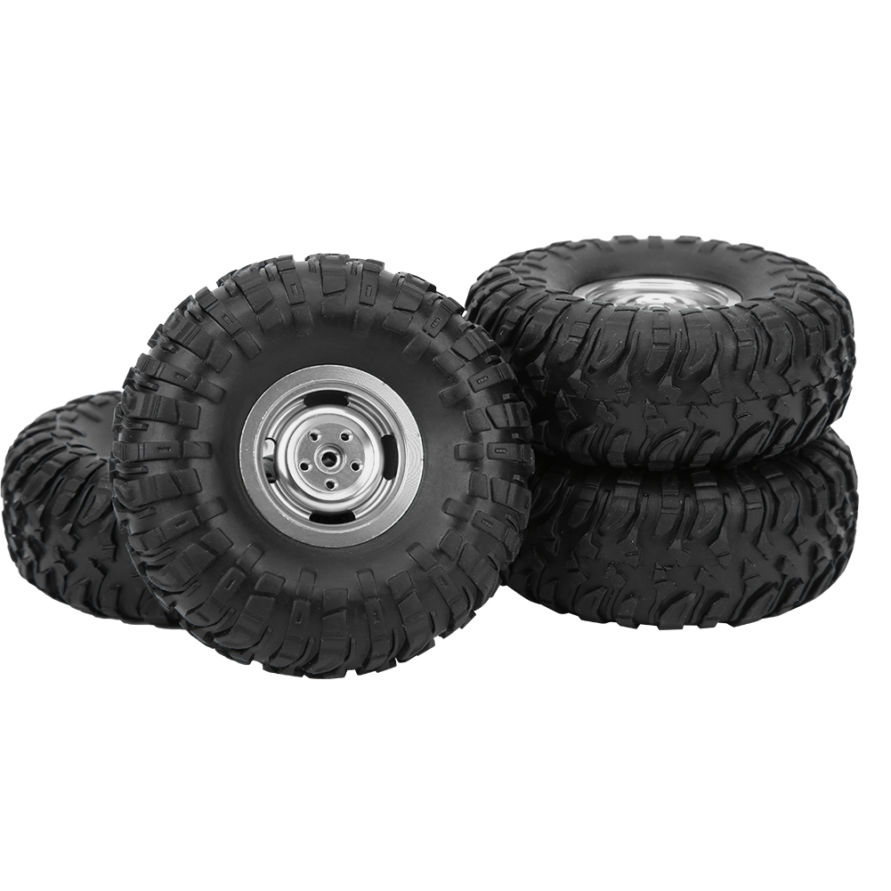 Ersatzgummireifen Für Mn90 91 99 99s 1/12 Rc-crawler-cars, Silbernes Ersatzteil