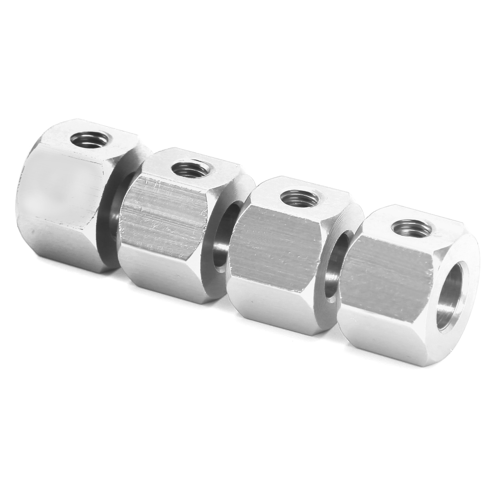 Bis 12 Mm Nabenadapter Aus Aluminiumlegierung Für Wpl D12 Rc-truck (silber)