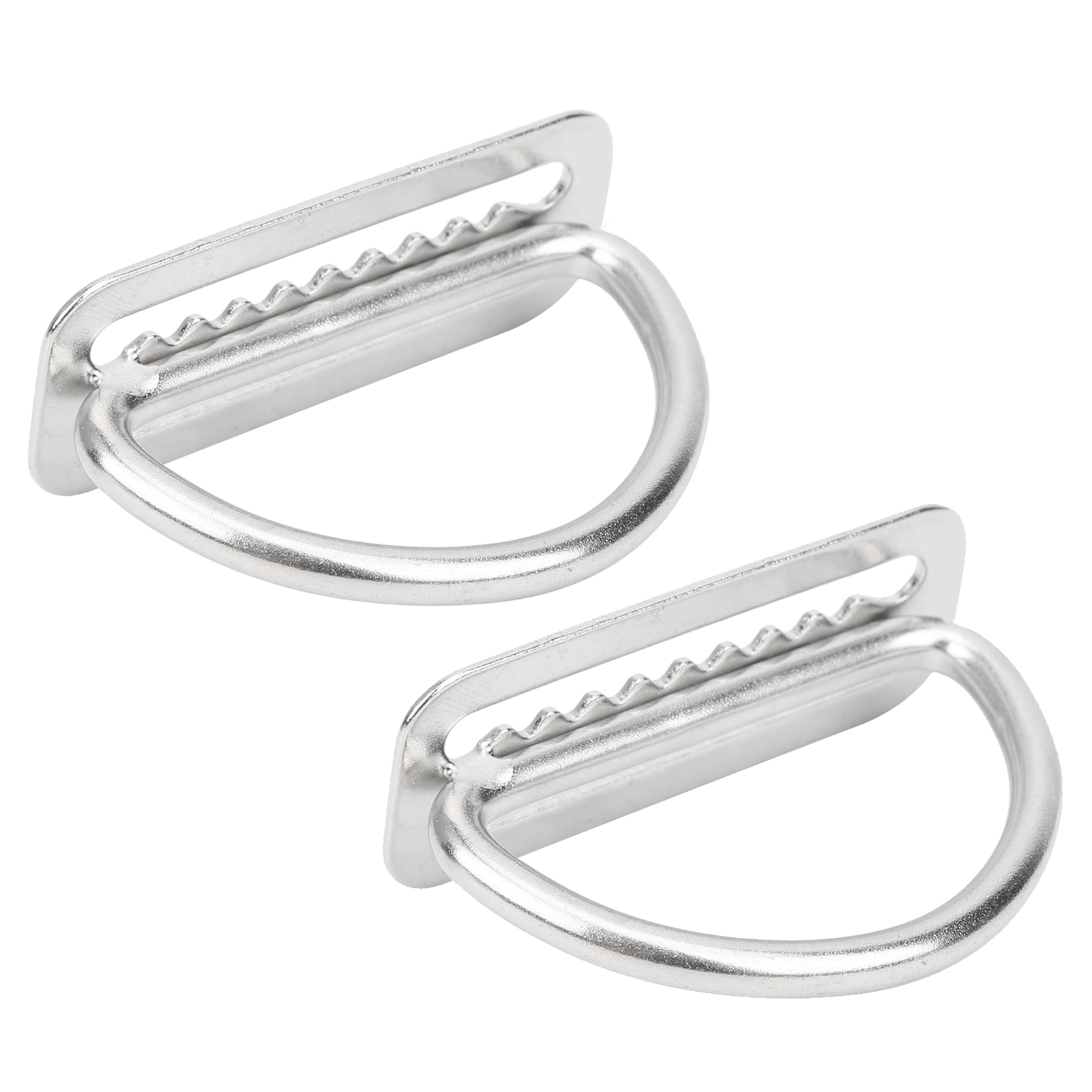 Set Aus 2 Taucherschnallen Aus Edelstahl 304 Mit D-ring, Für Tauchbleigurte Und Wassersport.