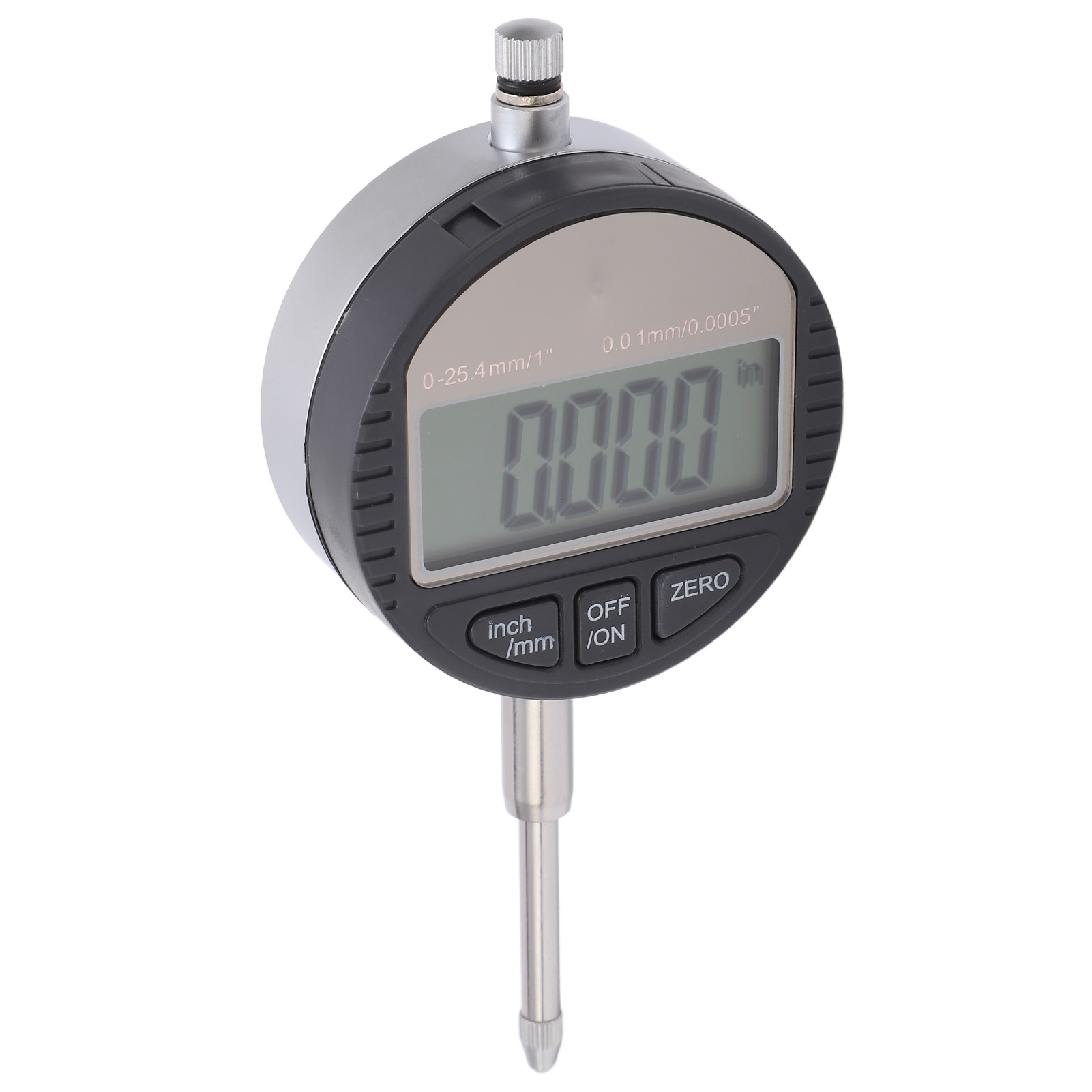 Digitaler Skalenkomparator 0,01 Mm / 0,0005 Zoll, Einstellbereich 0 Bis 25,4 Mm / 1 Zoll, Lcd-anzeige, Legierungssonde, Abs-gehäuse, Elektronischer Skalenkomparator Für Laborzwecke