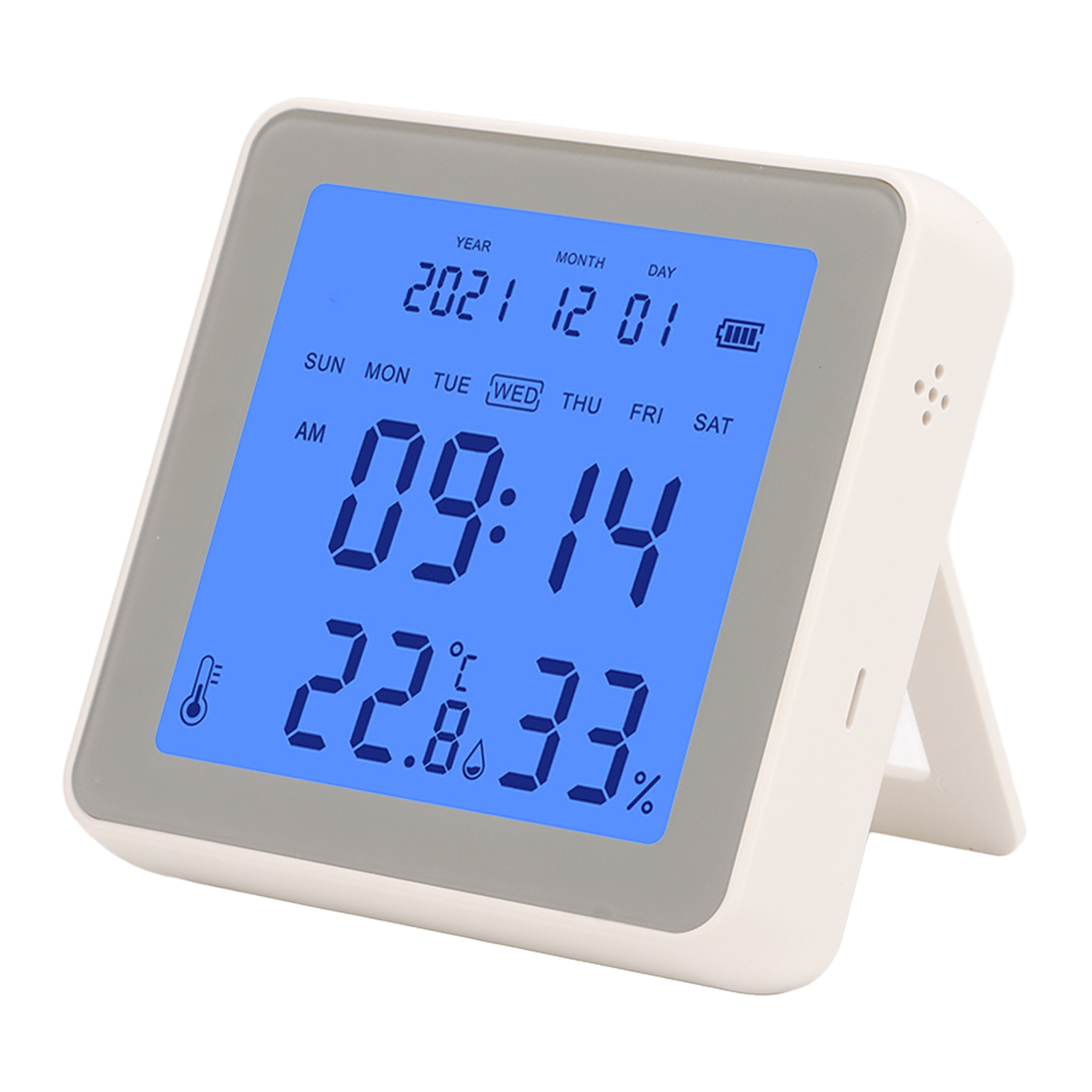 Intelligenter Temperatur- Und Feuchtigkeitsmonitor Mit 3,2-zoll-lcd-bildschirm, Geringem Stromverbrauch, Für Hotelzimmer, Wlan-fähig (30-40 M)