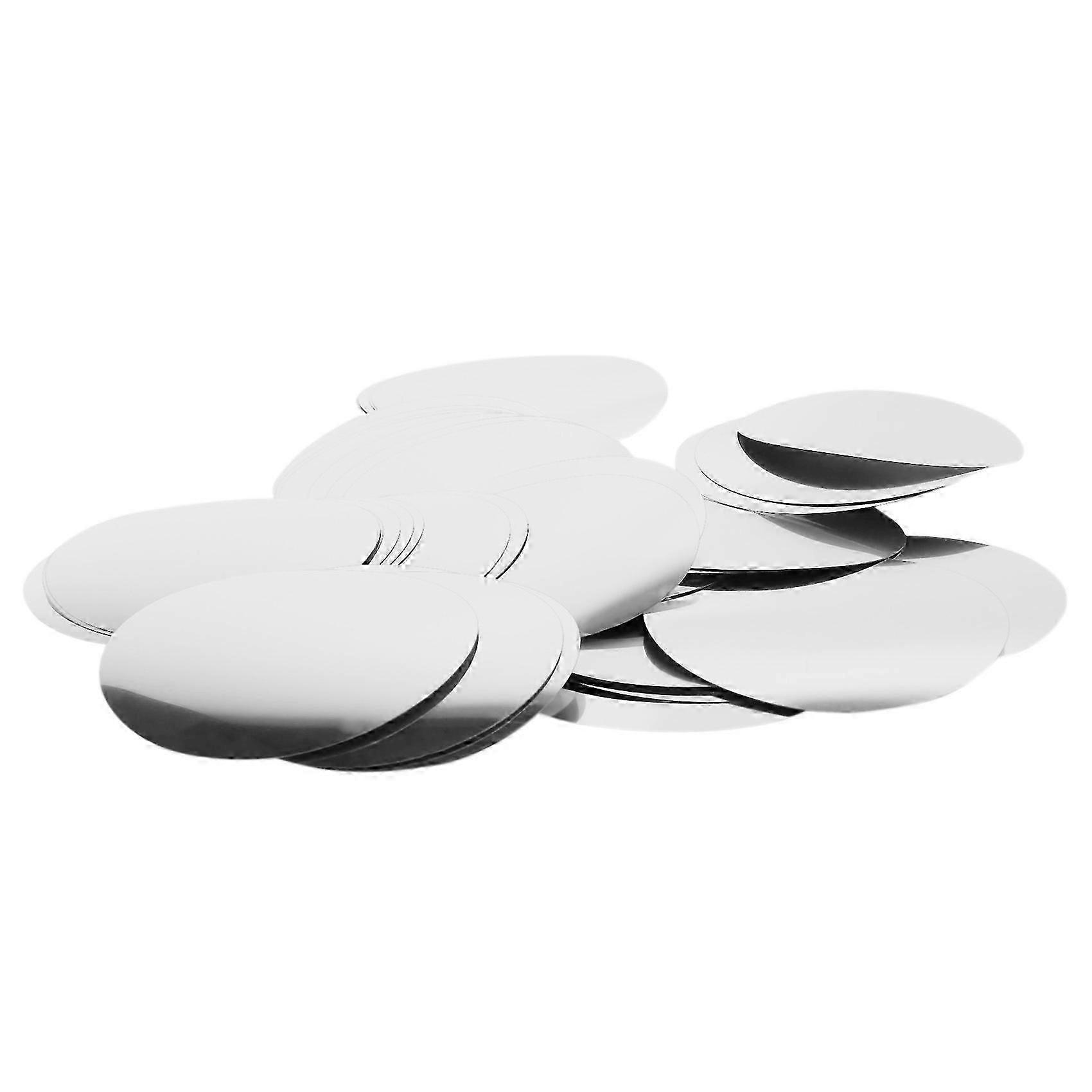 50 Silberne Weinausgießscheiben, 7,6 Cm (3 Zoll) Lang, Mit Tropffreiem Ausguss