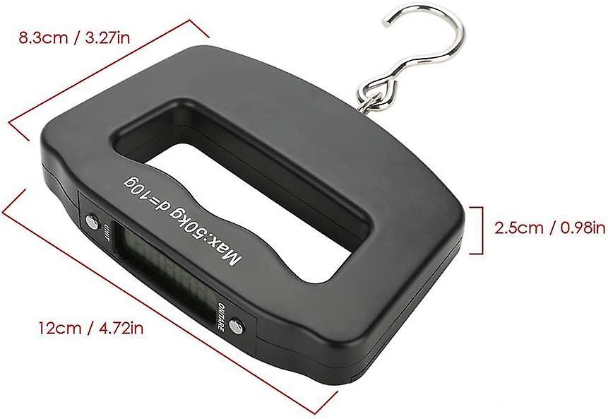 Digitale Gepäckwaage 50 Kg/10 G, Tragbare Reisewaage, Kofferwiegen Nach Dem Einkauf Zu Hause