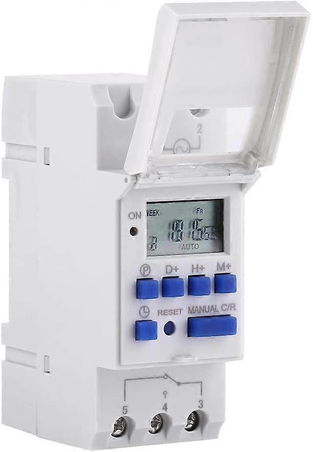 Digitaler Timer, Lcd-anzeige, Wöchentlich Programmierbar, Elektronisches Relais, 15 A (220 V) Zeitschalter
