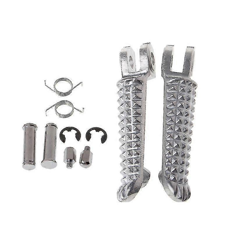 Aluminium-fußrasten Vorne Für Yamaha Yzf R1, R6, R6s (1998–2012, 2003–2008) – Silber