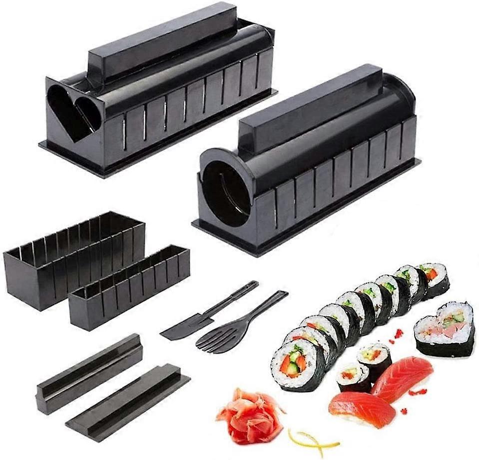10-teiliges Sushi-set, Sushi-formen, Reismehlrollenformen Für Sushi, Einfaches Diy-sushi-set
