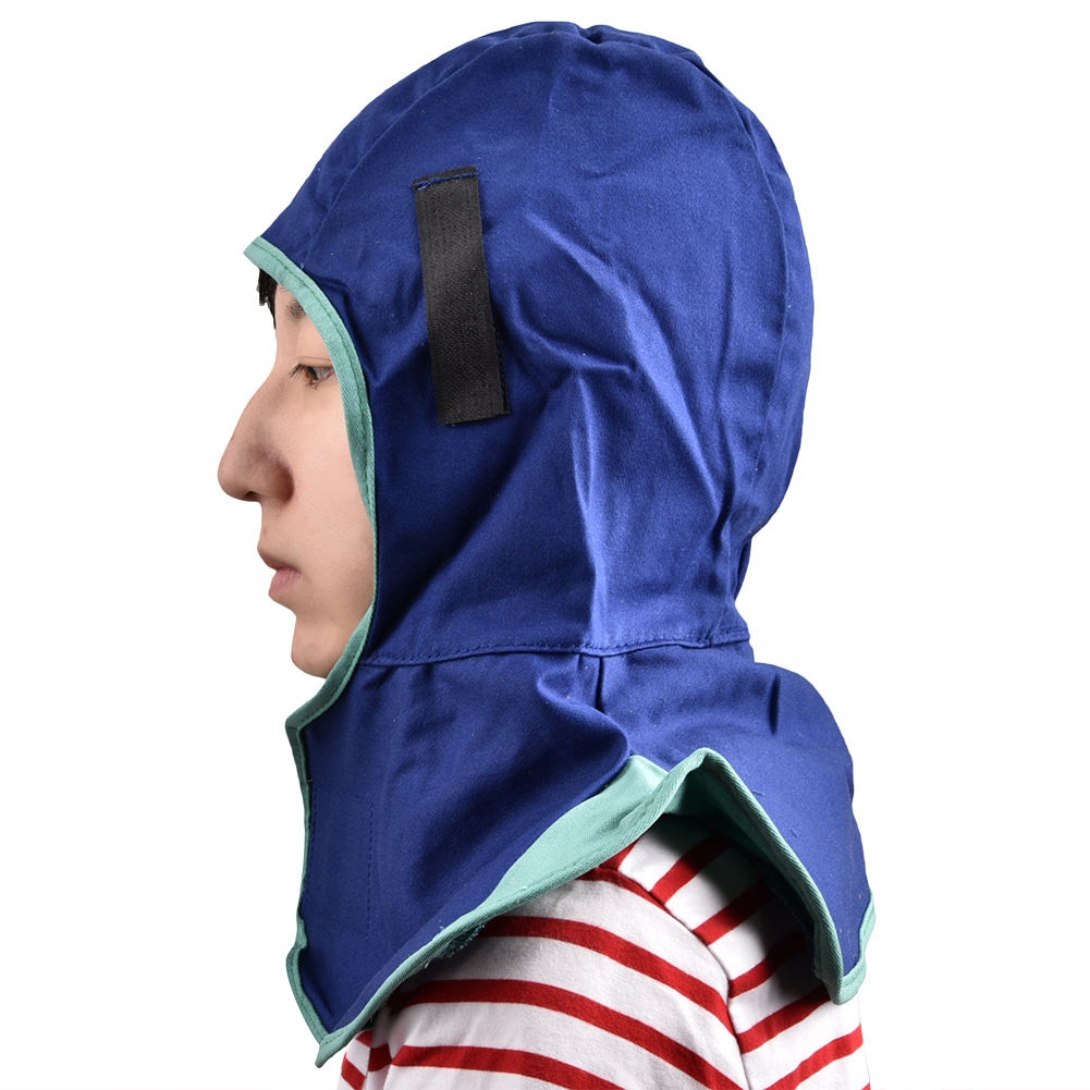 Waschbarer, Feuerfester Helm Ap-6670, Blau, Mit Vollständiger Schutzhaube