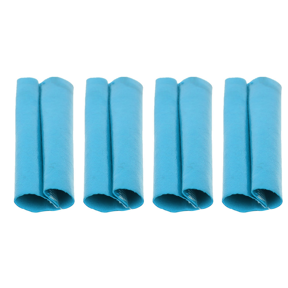 Set Mit 4 Stoff-staubschutzhüllen Für Stoßdämpfer Von 1/10 Rc-cars (blau)