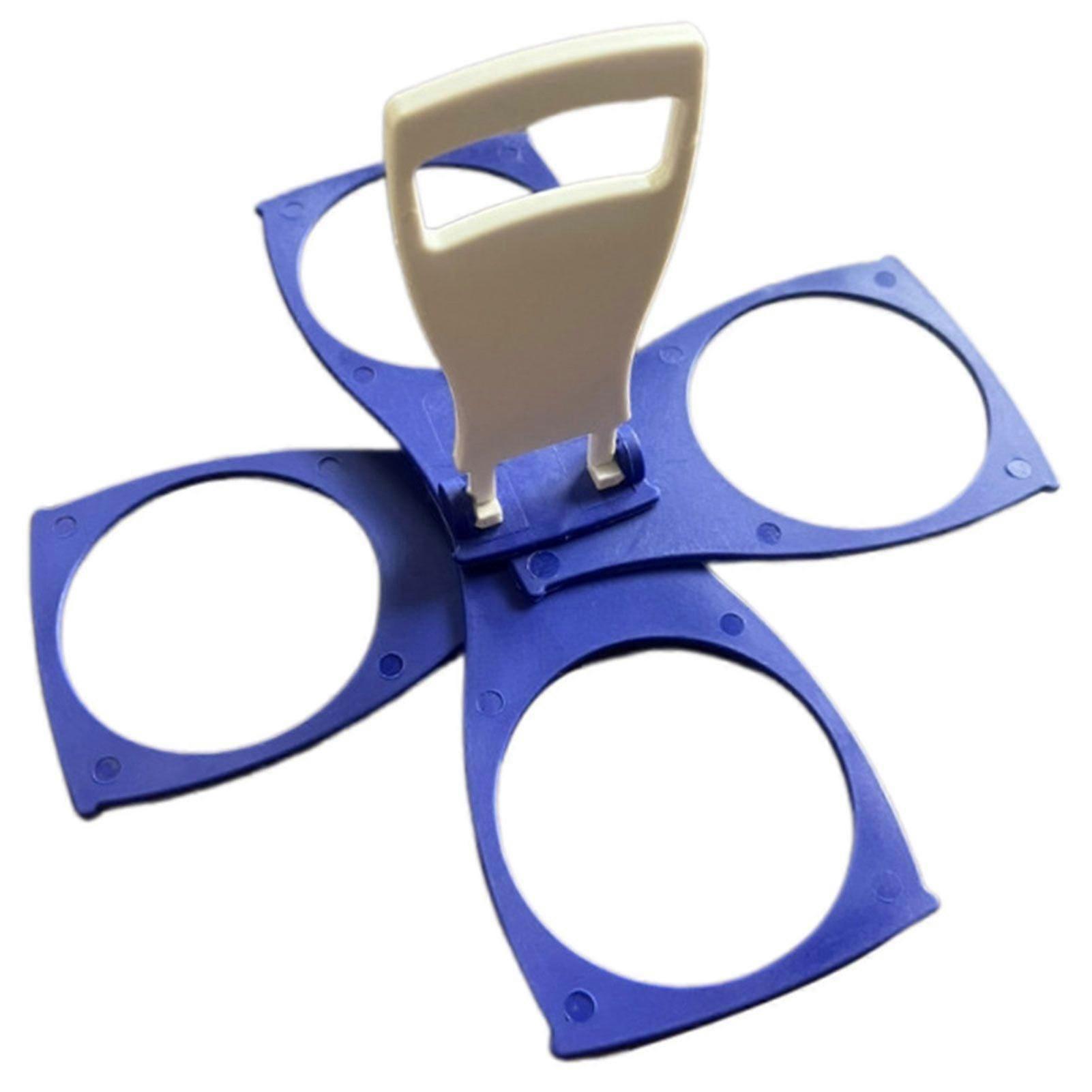 Zusammenklappbarer Becherhalter Für Getränke Zum Mitnehmen (kaffee, Bier, Pint) – 1 Stück – Blau
