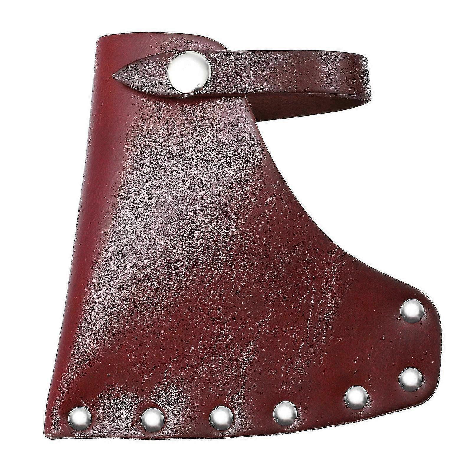 1 Schutzhülle Für Axt, Praktisches Etui Für Beil, Axtklingenschutz – 13,8 X 12,5 Cm – Braun