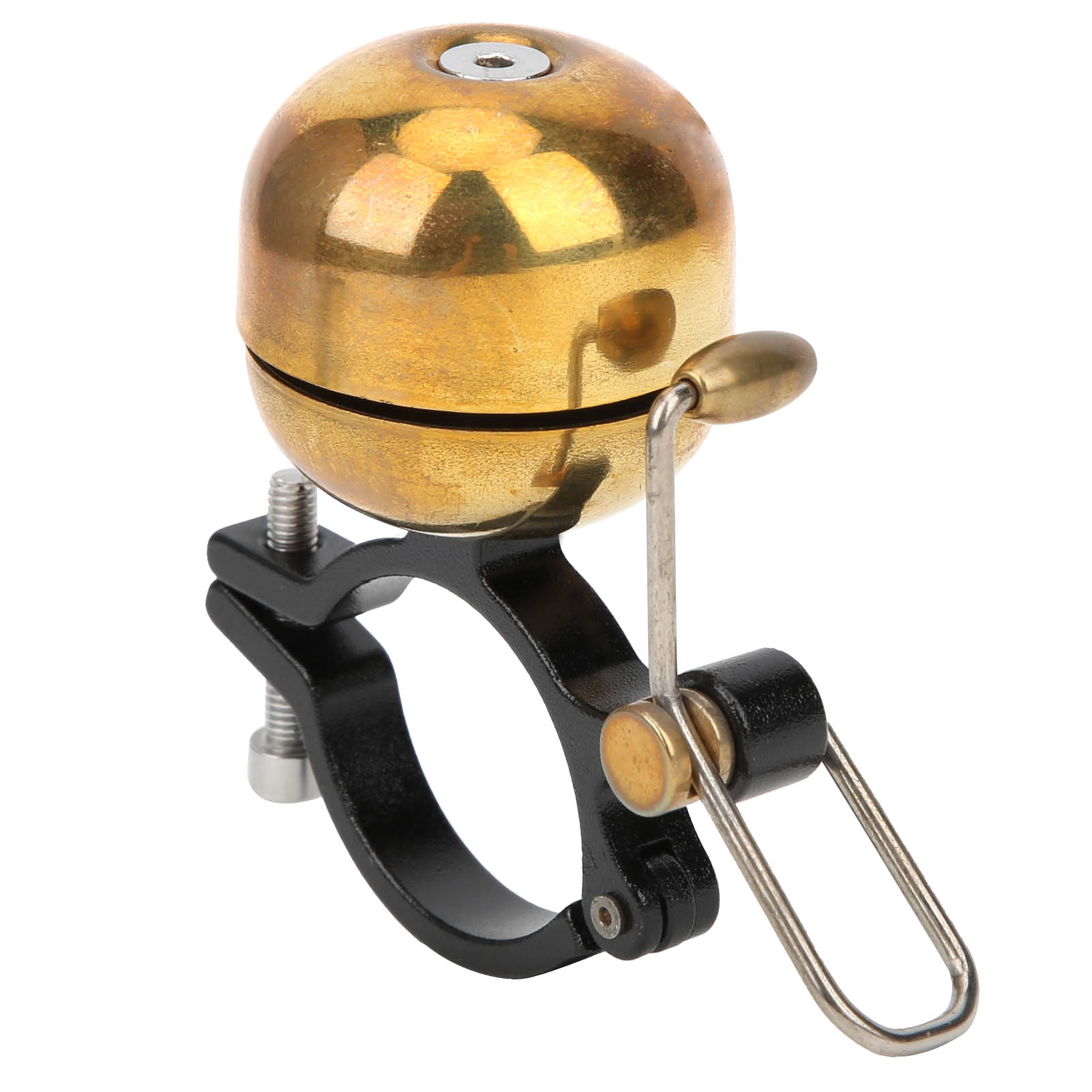 Retro-fahrradklingel Aus Aluminium-kupfer-legierung, Vintage-fahrradaccessoire In Gold