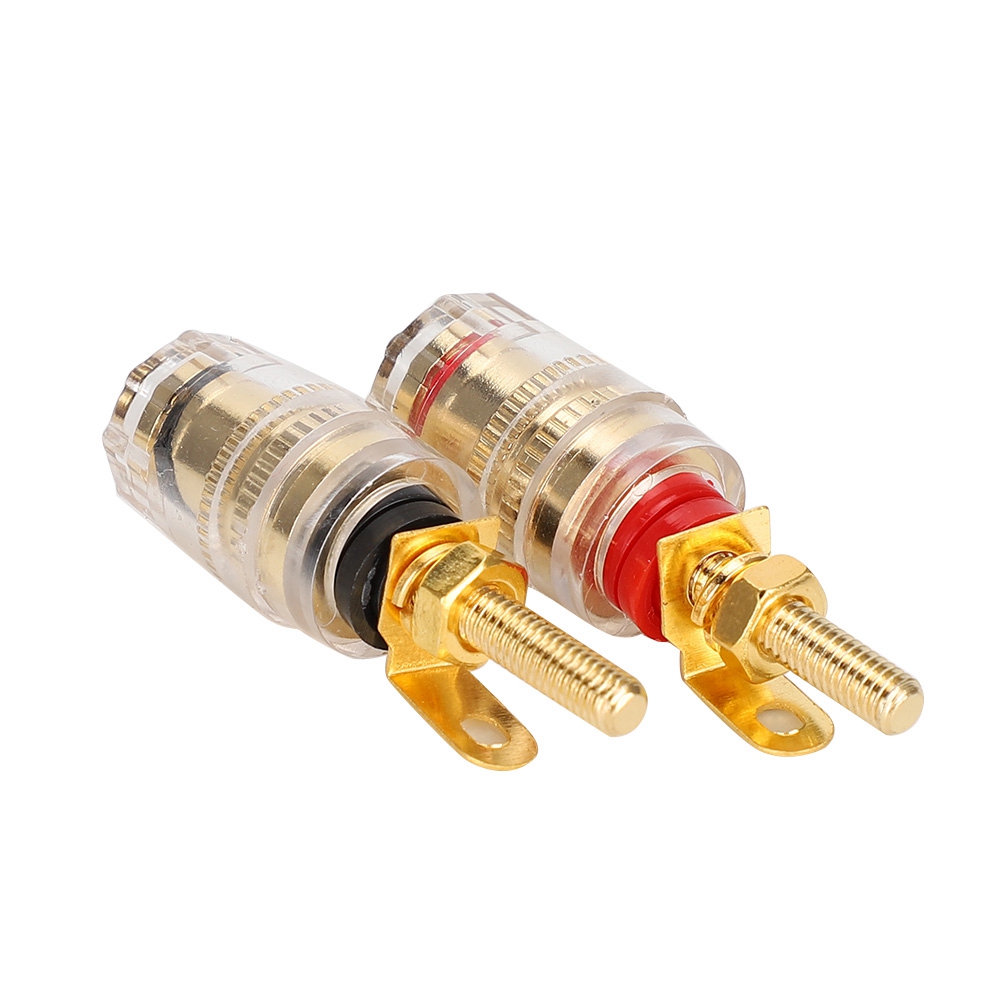 Vergoldeter Bananenstecker Mit Schraubgewinde, Lautsprecheradapter