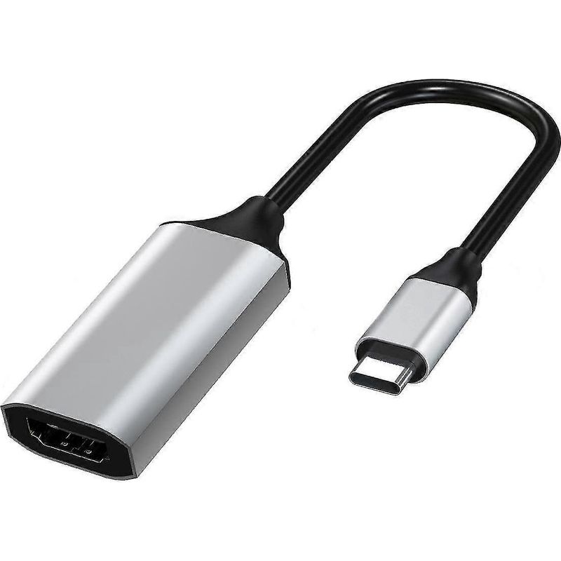 Usb-c-zu-hdmi-4k-30hz-kabel, Kompatibel Mit Macbook Und Anderen Laptops (silber)