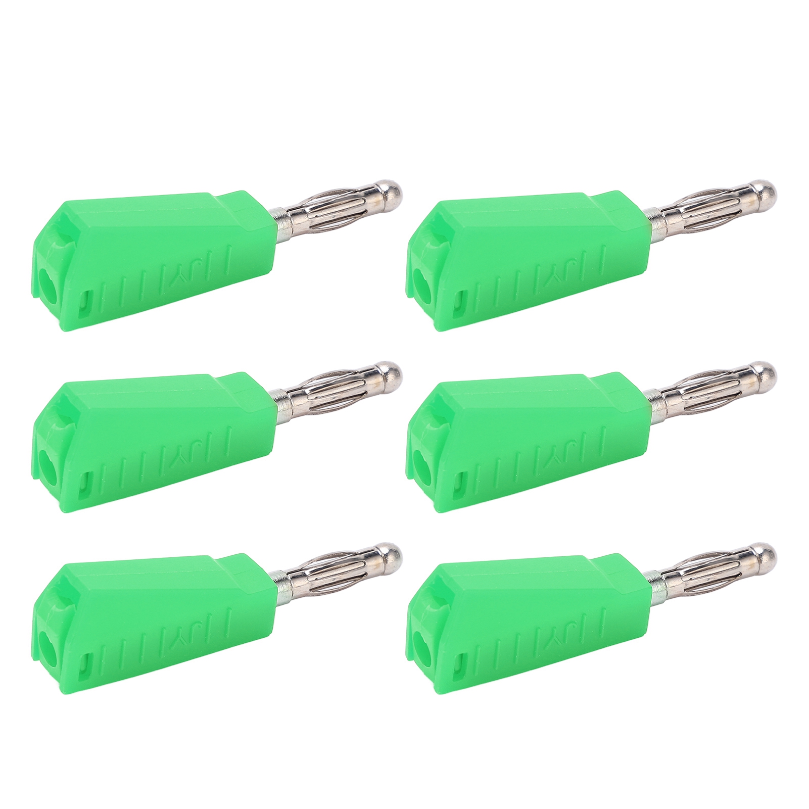 Packung Mit 20 Bananensteckern, 4 Mm / 0,16 Zoll, Geringe Signalverluste, Stabiler Strom, Kompakte Und Praktische Elektrische Steckverbinder, Grün