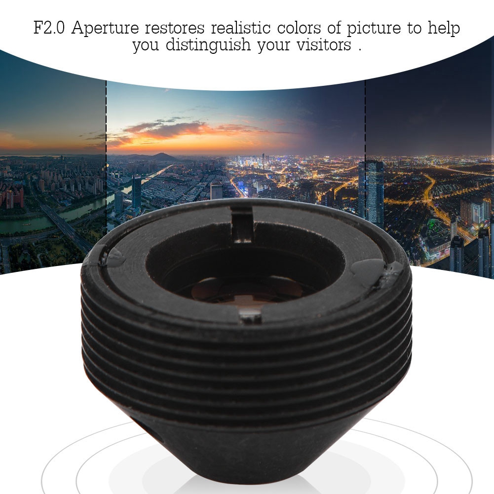 6mm Hd 1 Million Pixel 1/3" Lochblende Für Videoüberwachung, F/2.0 Blende, Realistische Farben.