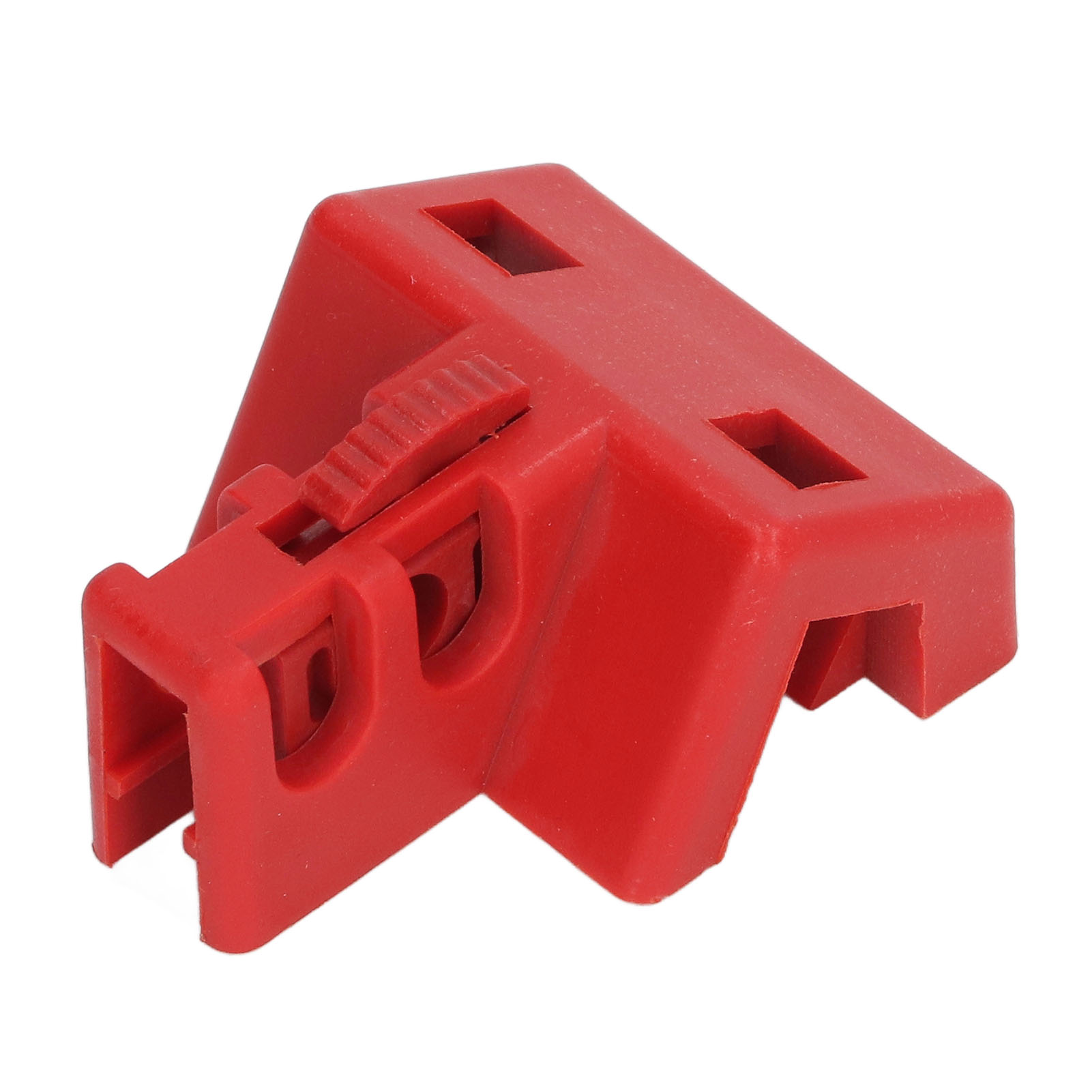 Bipolare Sperrvorrichtung Aus Feuerhemmendem Und Isolierendem Verstärktem Nylon, 60 X 48 X 30 Mm, Für Elektrische Leitungsschutzschalter.