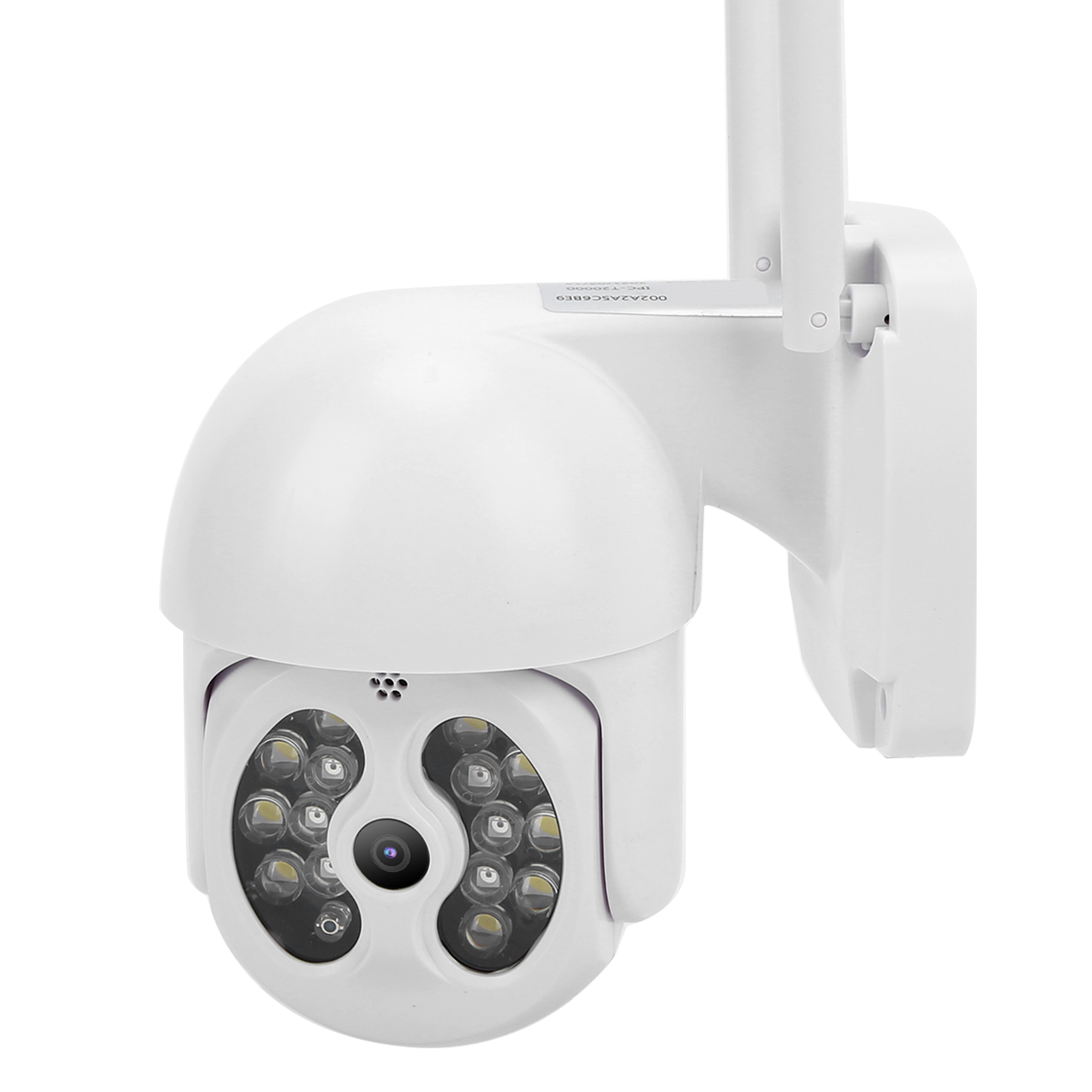 3-megapixel-wlan-ptz-außenkamera Mit Bewegungserkennung, Farbnachtsicht, Zwei-wege-audio, Ip65 Für Tuya 100–240 V Eu-stecker