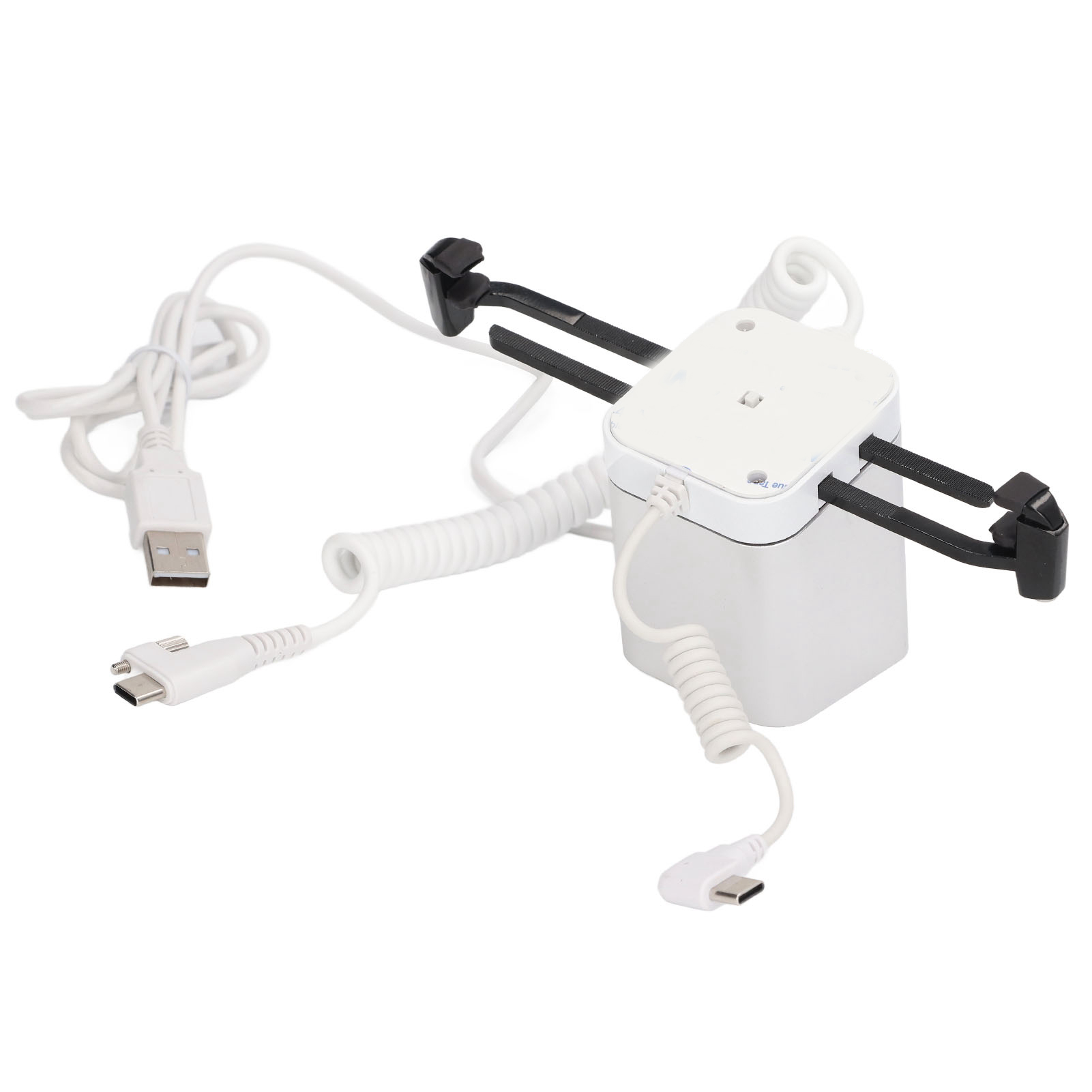Diebstahlsicherer Displayständer Mit Krallen, 95–120 Db Sicherheitsalarm, Ladefunktion Für Mobiltelefone Und Tablets, Usb-c-anschluss