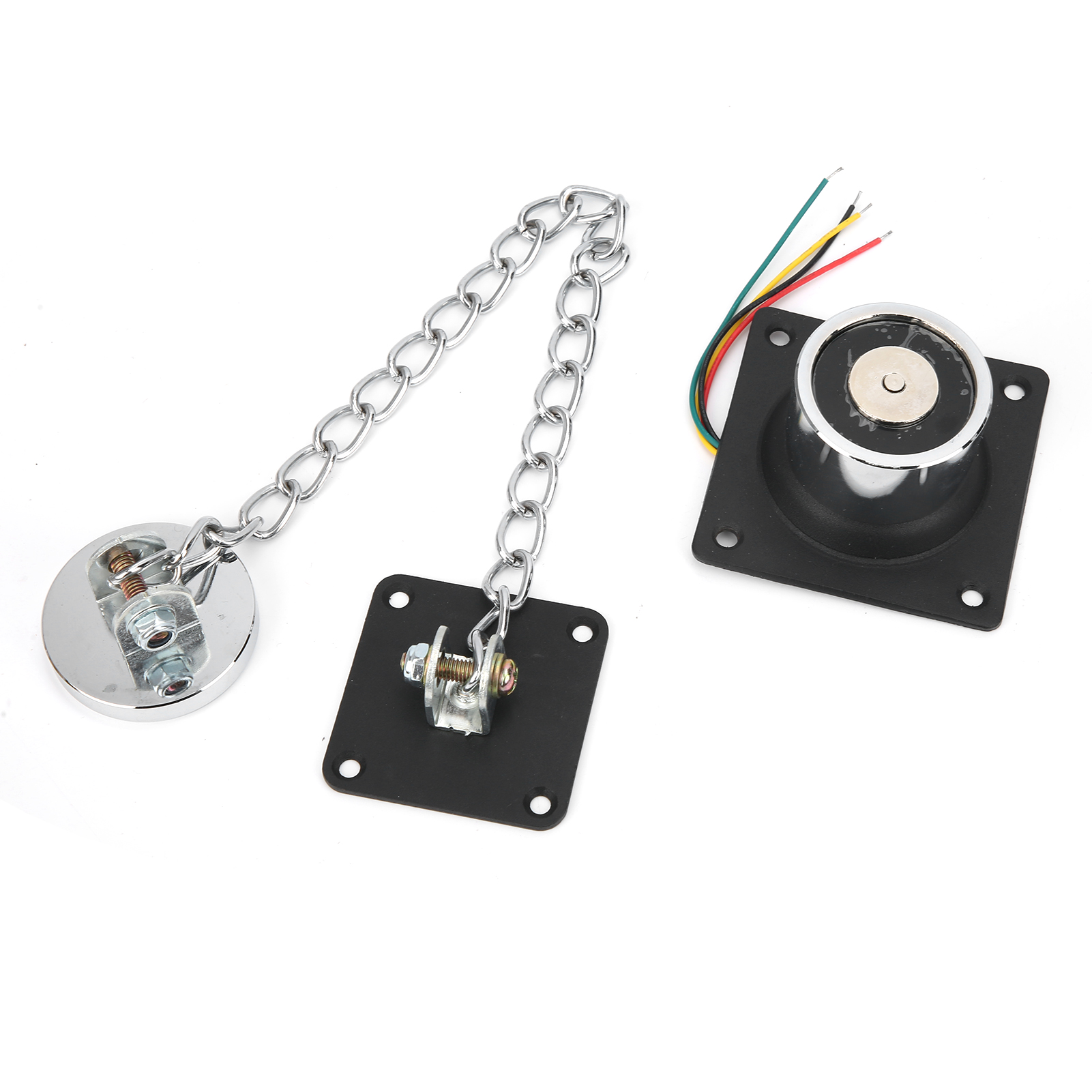 Elektromagnetischer Türstopper (12 V/24 V), Starker 60-kg-saugnapf, 4-adrig, Für Brandschutztüren