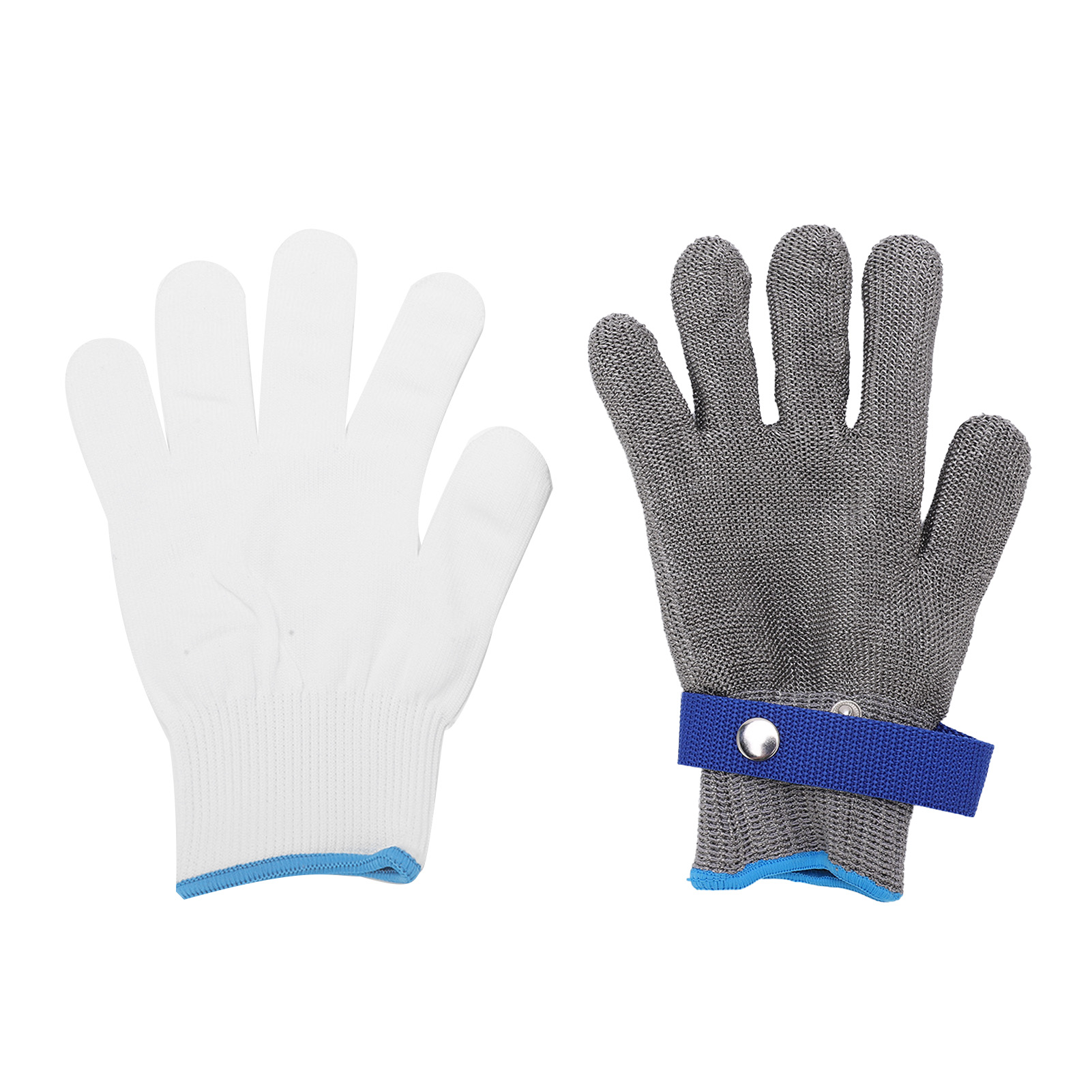 316 Edelstahl-drahthandschuh, Schutzstufe 5, Schnitt- Und Stichschutz, Für Küchenarbeiten Und Schneidarbeiten (größe Xl).