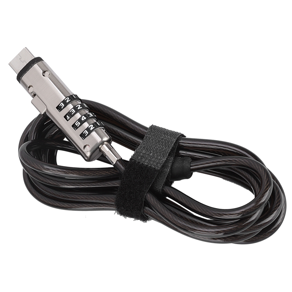 Diebstahlsicherung Für Laptops Mit 4-stelligem Schließkabel Zur Digitalen Passwortentsperrung