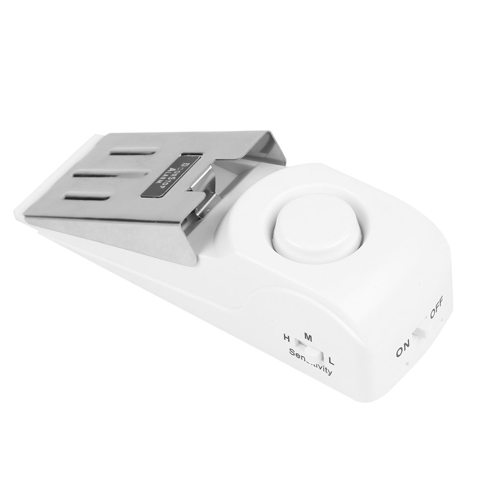 Tragbarer, Keilförmiger Türstopper, Sicherheitsalarm Für Zuhause, Reisen Und Wohnungen, 120 Db Einbruchalarm