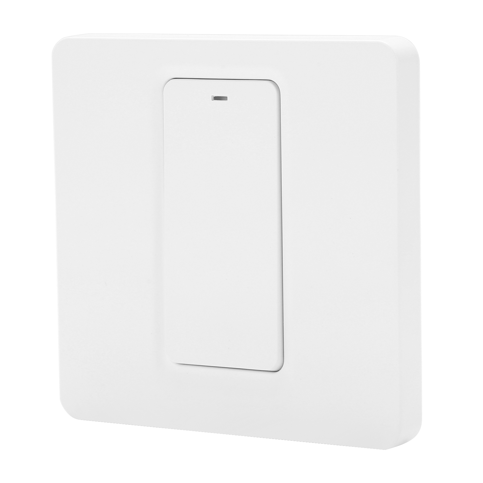 Intelligenter Wandschalter Mit Einem Druckknopf Und Fernbedienung, Kompatibel Mit Tuya Ac 100-240v Und Wi-fi