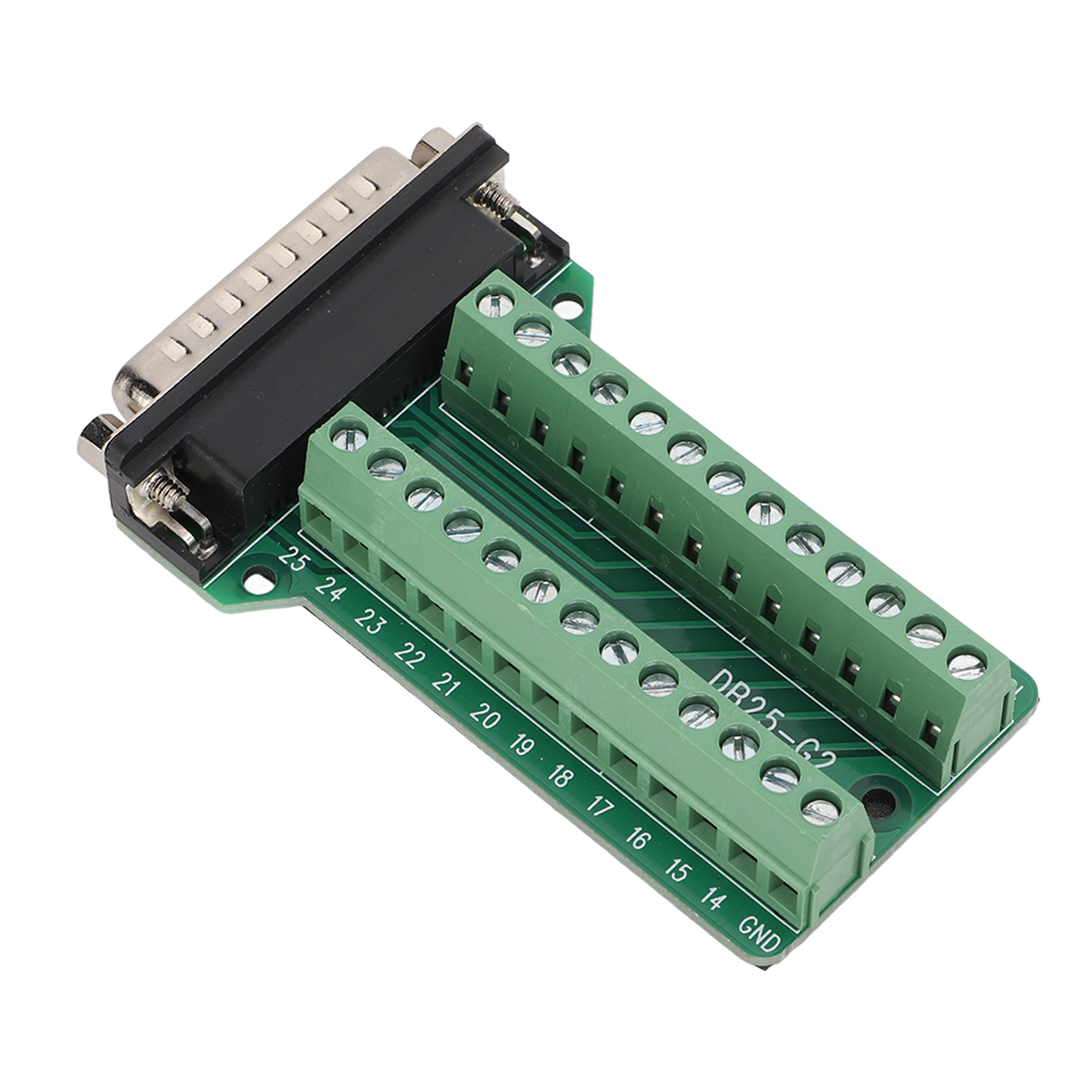 25-poliger Schraubanschluss Für Signalmodule Zur Leiterplattenverbindung, Vorgesehen Für Fehlersuche Und Kommunikation. Db25-g2-stecker.