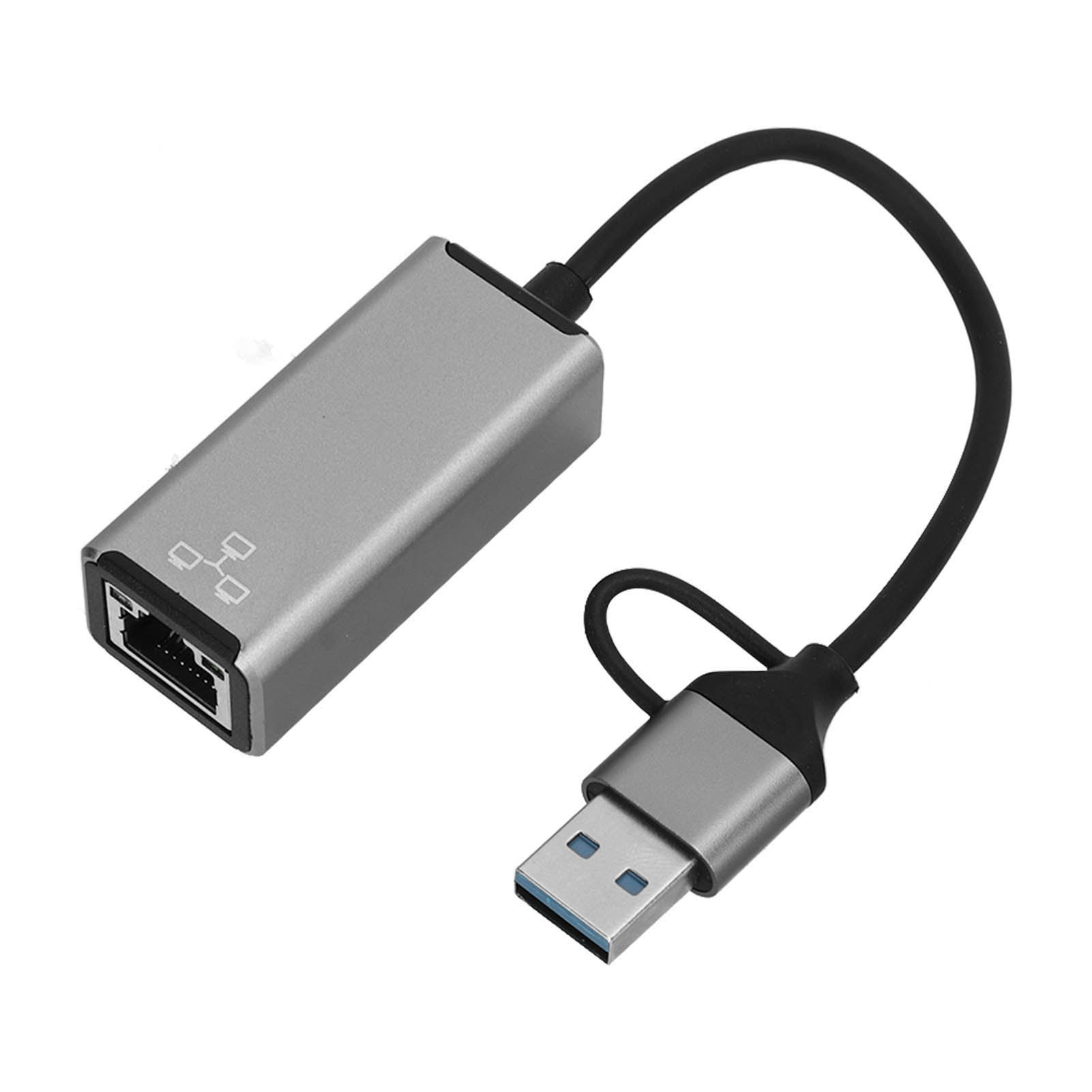 Usb-c-zu-ethernet-adapter / Usb-a-zu-rj45-netzwerkadapter Für Laptops, Mobiltelefone Und Tablets