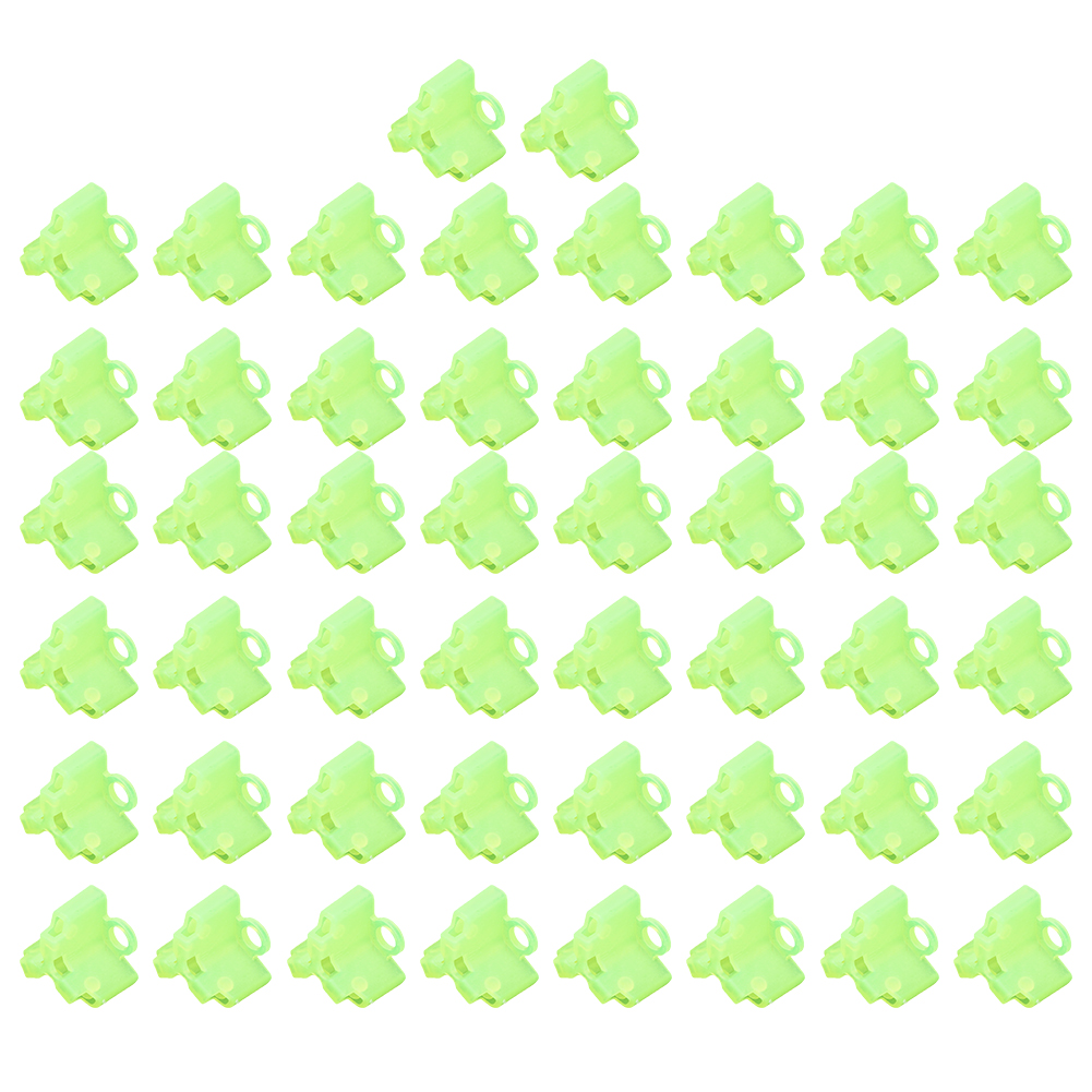 50 Schutzhüllen Für Drillinge, Fluoreszierend Grüne Polyethylen-sicherheitskappen