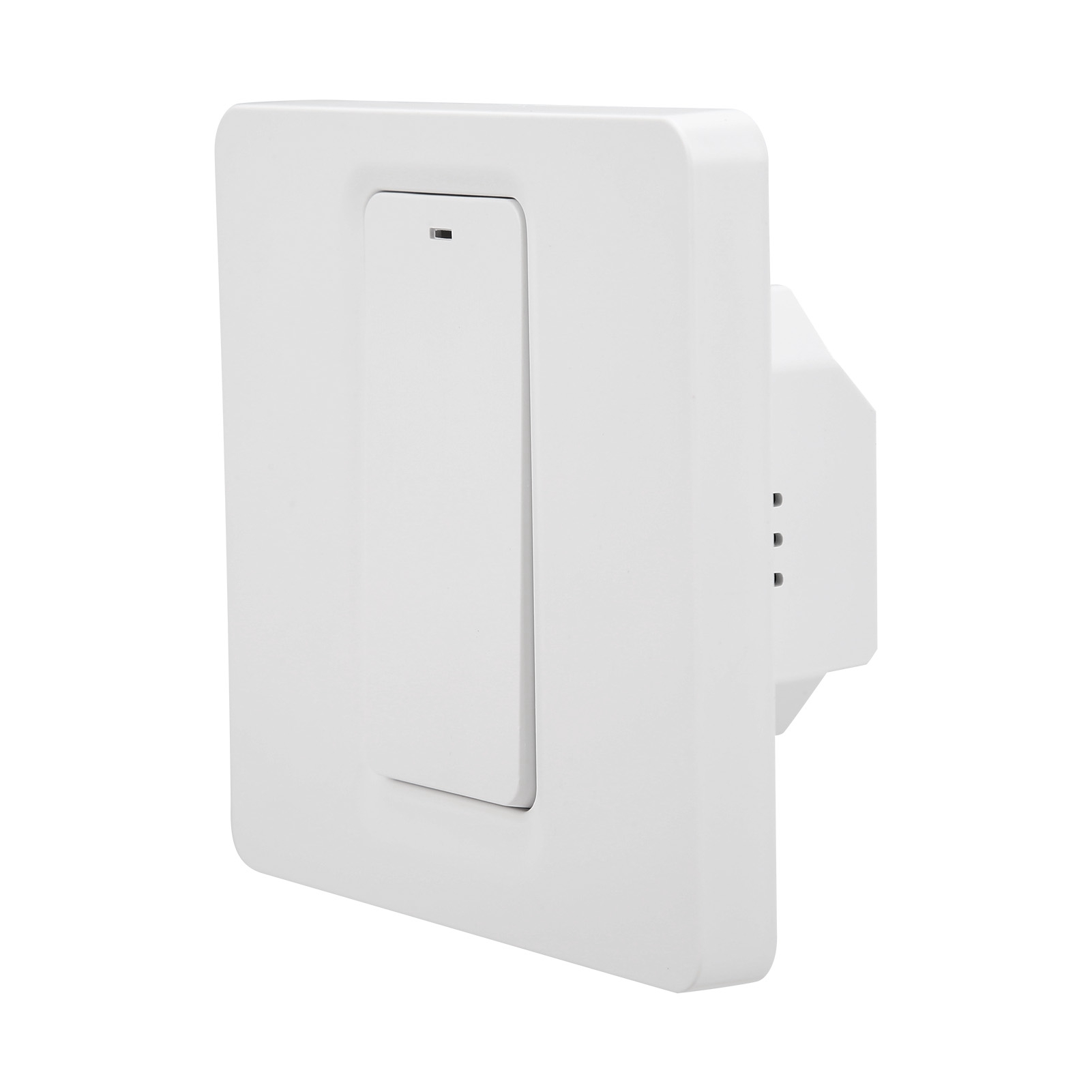 Zero Fire 1-fach 600w Abs Druckknopf-smart-wandschalter Für Tuya Ac 100-240v Wlan