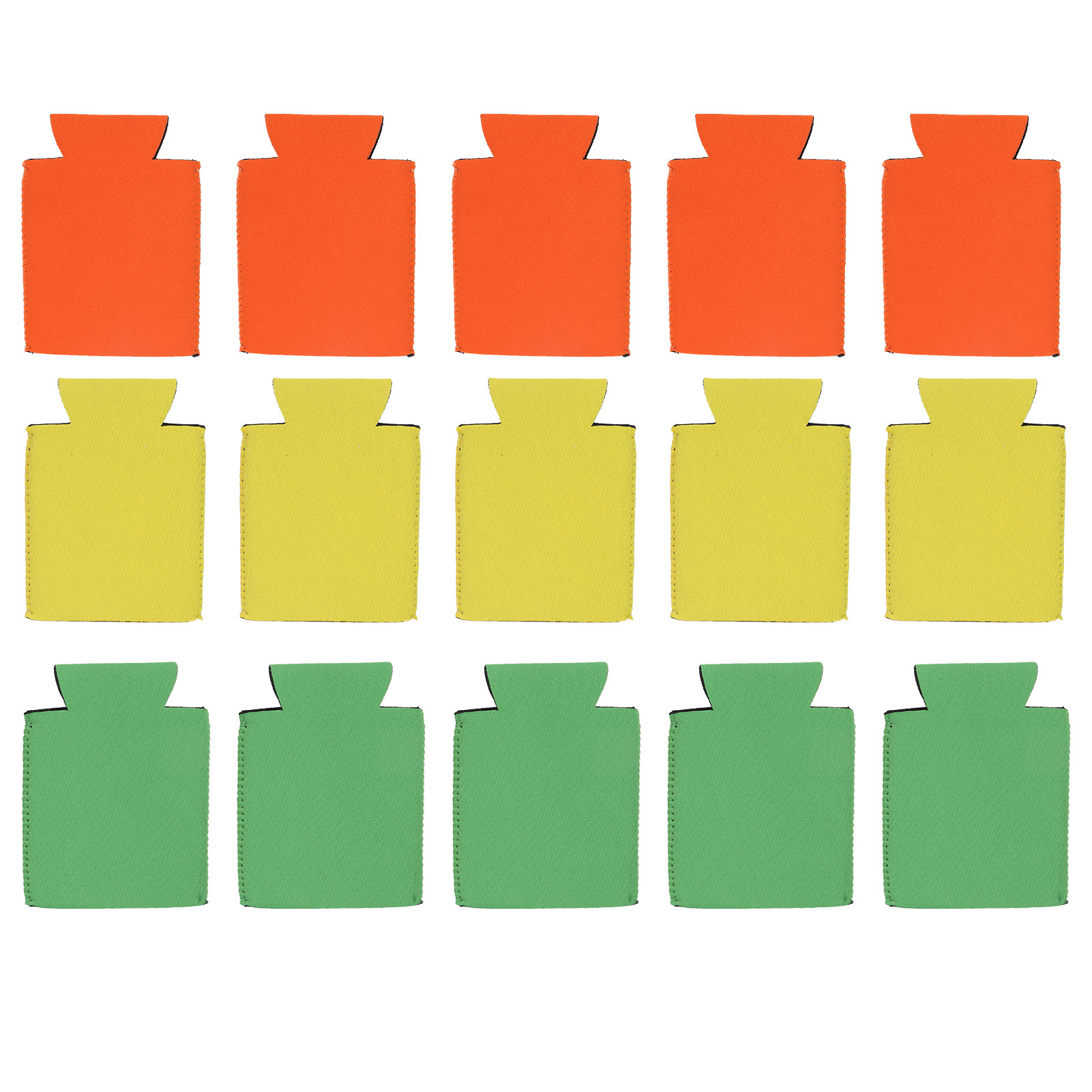 Packung Mit 15 Neopren-isolierhüllen Für Bierdosen, Perfekt Für Gartenpartys.