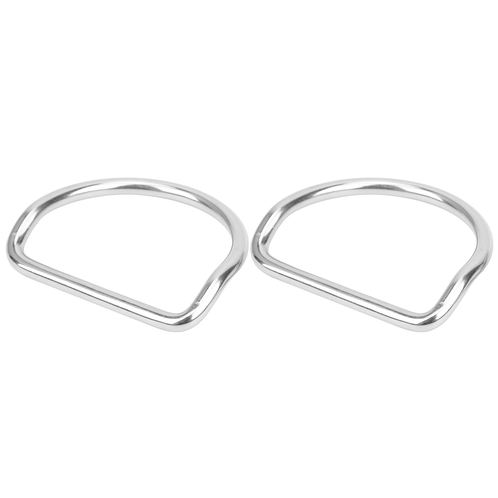 Set Mit 2 Abgewinkelten D-ringen Für 5,08 Cm (2 Zoll) Breite Gurtbänder – Zubehör Aus Edelstahl Für Outdoor-aktivitäten