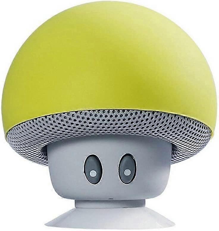Mini-tragbare Kabellose Bluetooth 4.1-lautsprecher In Pilzform Mit Mikrofon Für Smartphones (fluoreszierend Grün)