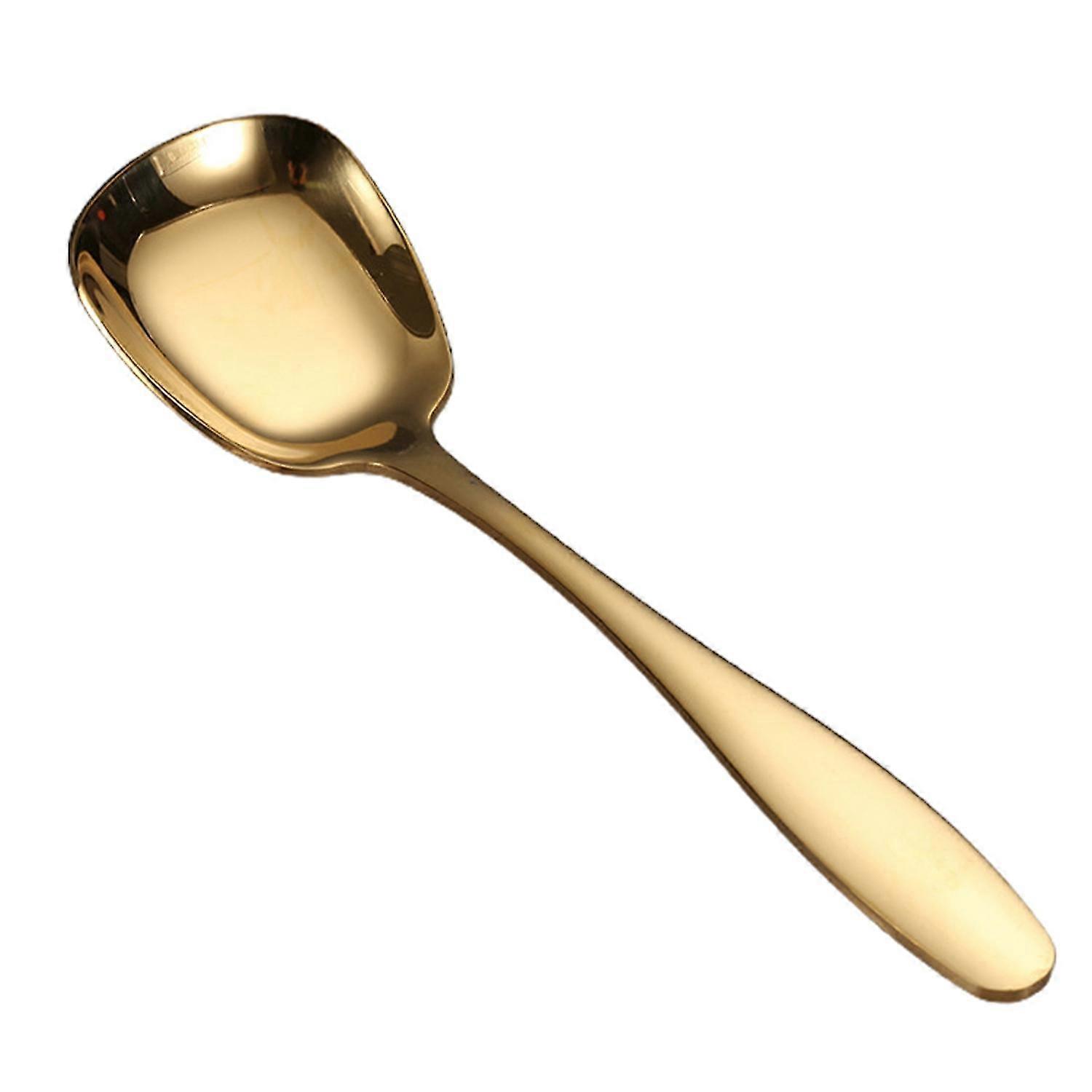 Spülmaschinenfester Servierlöffel, Rostfreier Edelstahl, Großer Buffet-servierlöffel, Ideal Für Restauragold
