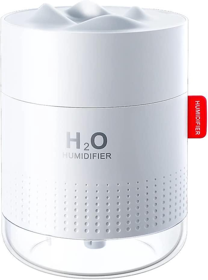 Geräuschloser 500-ml-ultraschall-luftbefeuchter, 2 Vernebelungsmodi, Mit Led-anzeige Und Automatischer Abschaltung Bei Wassermangel.
