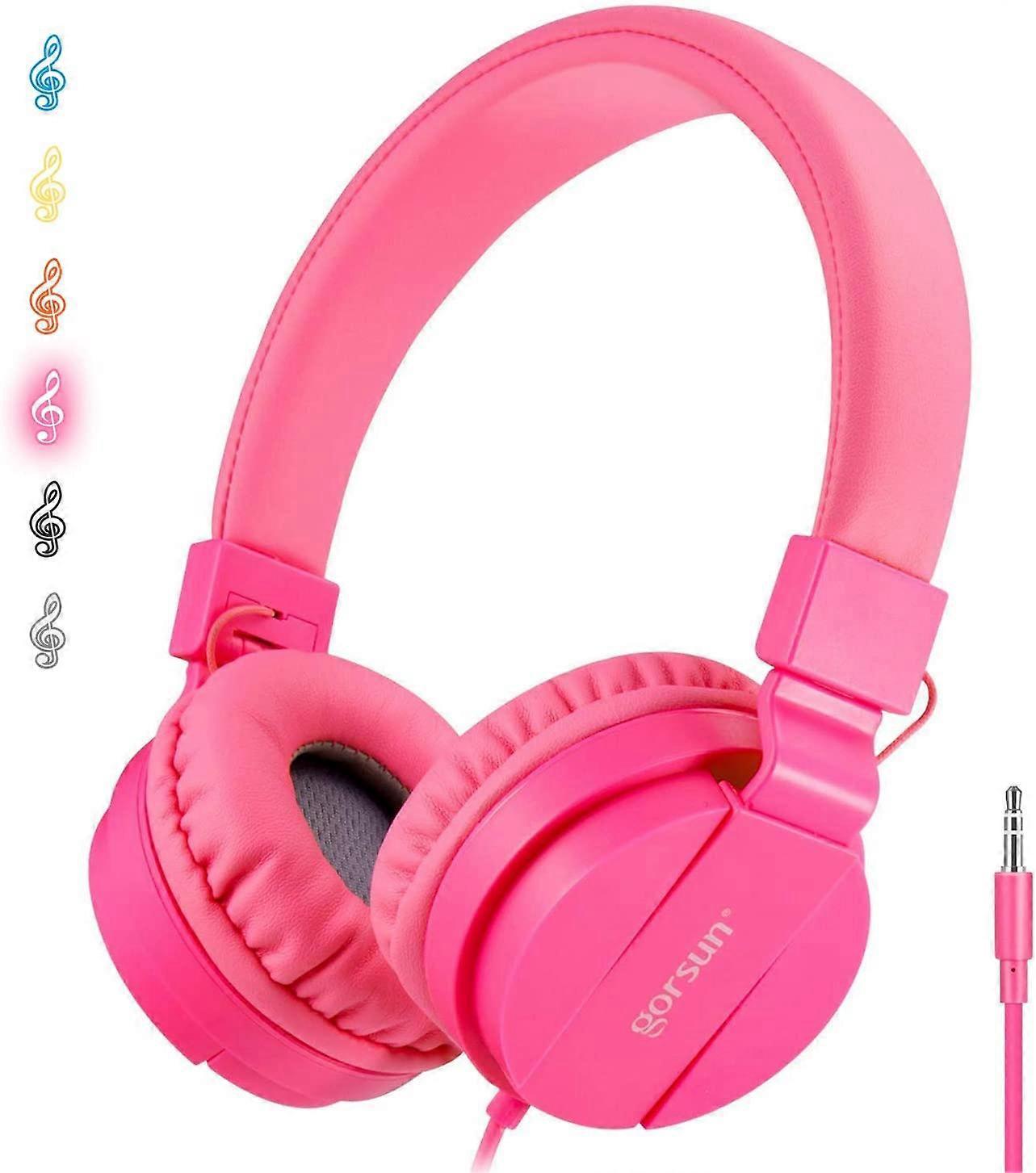 Verstellbare Und Einfach Zu Bedienende Over-ear-kopfhörer Für Kinder, Kompatibel Mit Mobiltelefonen, Smartphones, Iphones, Laptops Und Mp3/4-playern.