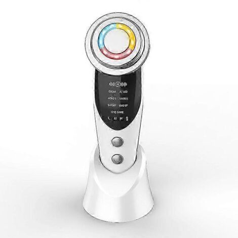 7-in-1-gesichtsstraffungsgerät: Rf-mikrostrom, Hautverjüngung, Gesichtsmassage, Lichttherapie, Anti-aging- Und Anti-falten-schönheitsgerät