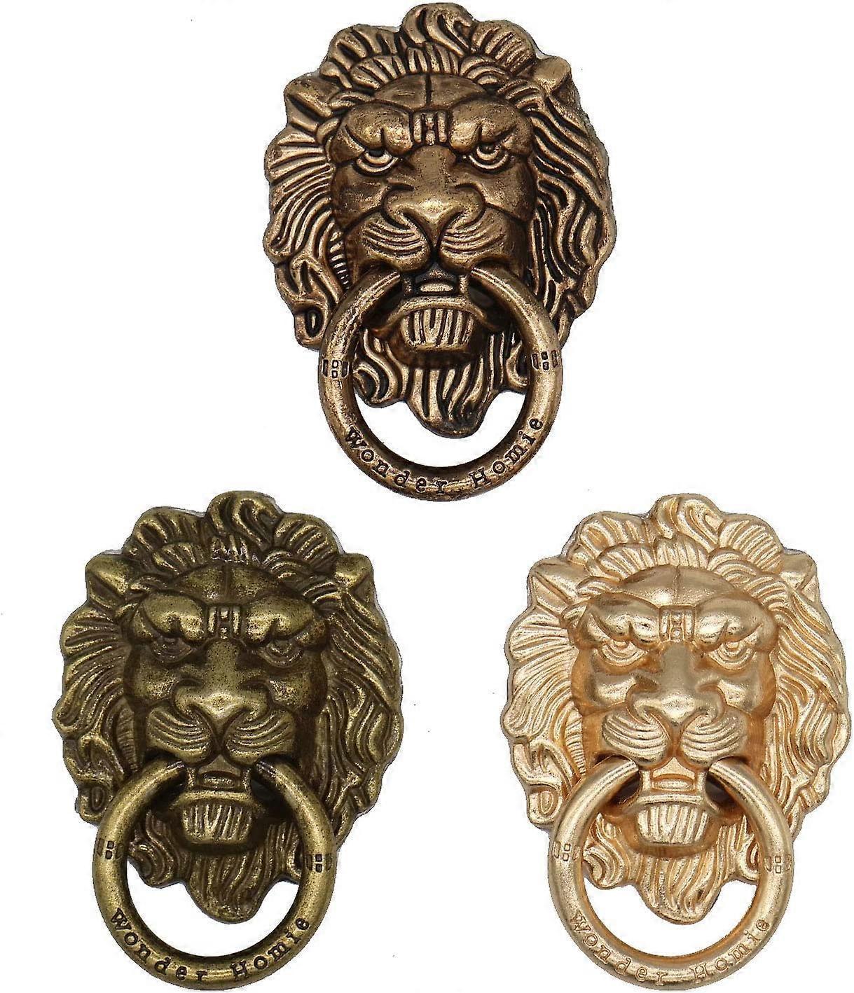 Set Mit 3 Handyhaltern Mit Ring, Löwenmotiv, Leuchtende Und Niedliche Farben, Universell