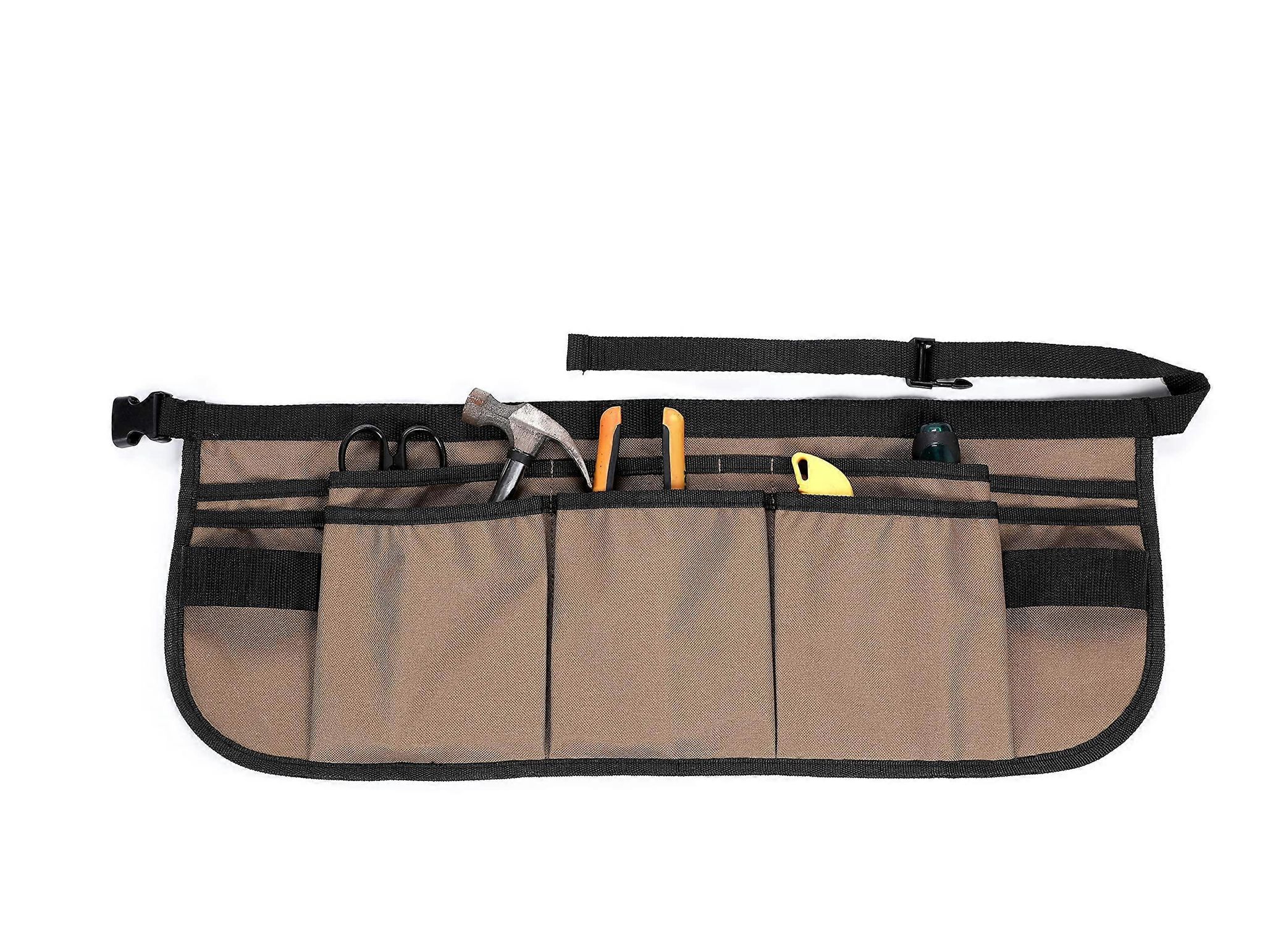 Gartengerätegürtel Mit 13 Taschen, Wasserdicht, Aus 600d Oxford-gewebe, Mit Schürze Und Hüfttasche. Verstellbarer Gartengerätegürtel.