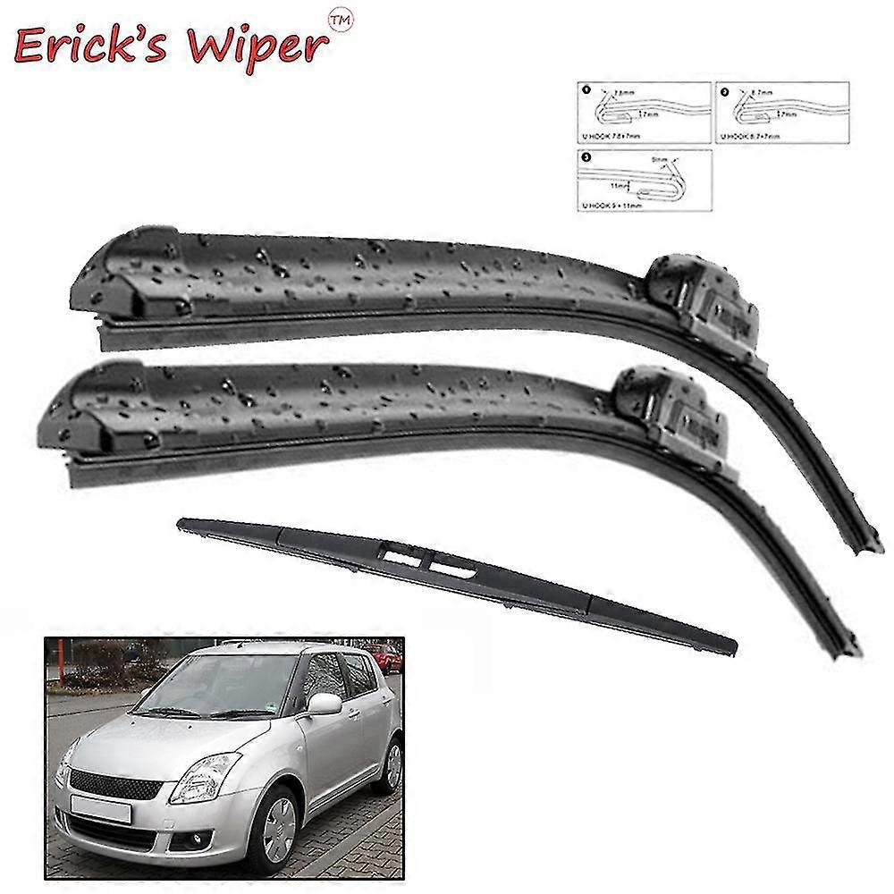 Erick's Wiper Front- Und Heckscheibenwischer-set Für Suzuki Swift Schrägheck 2004-2010 (windschutzscheibe, 21-zoll-glas)