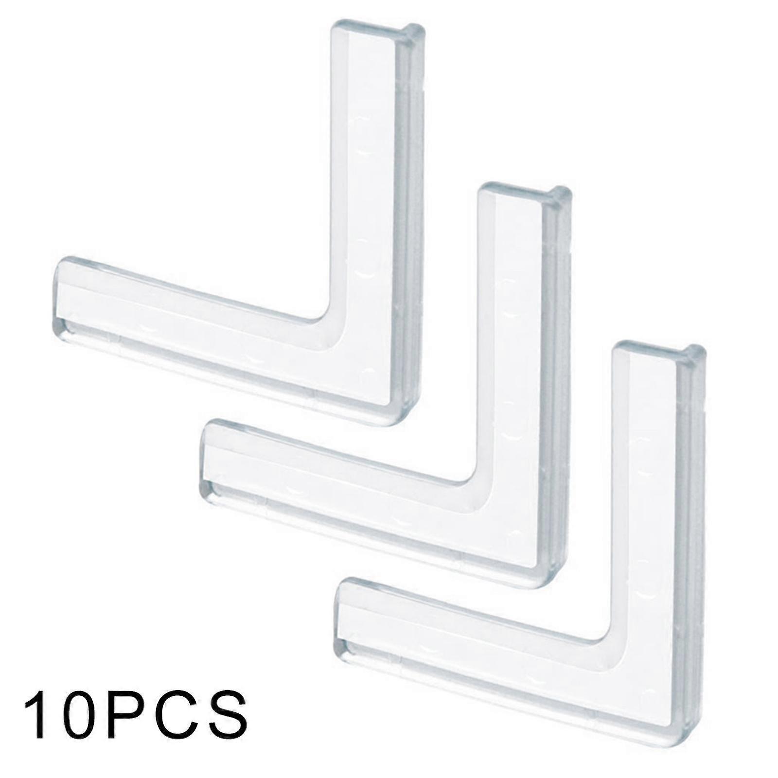Set Mit 10 Transparenten Pvc-winkelschutzleisten Für Möbel